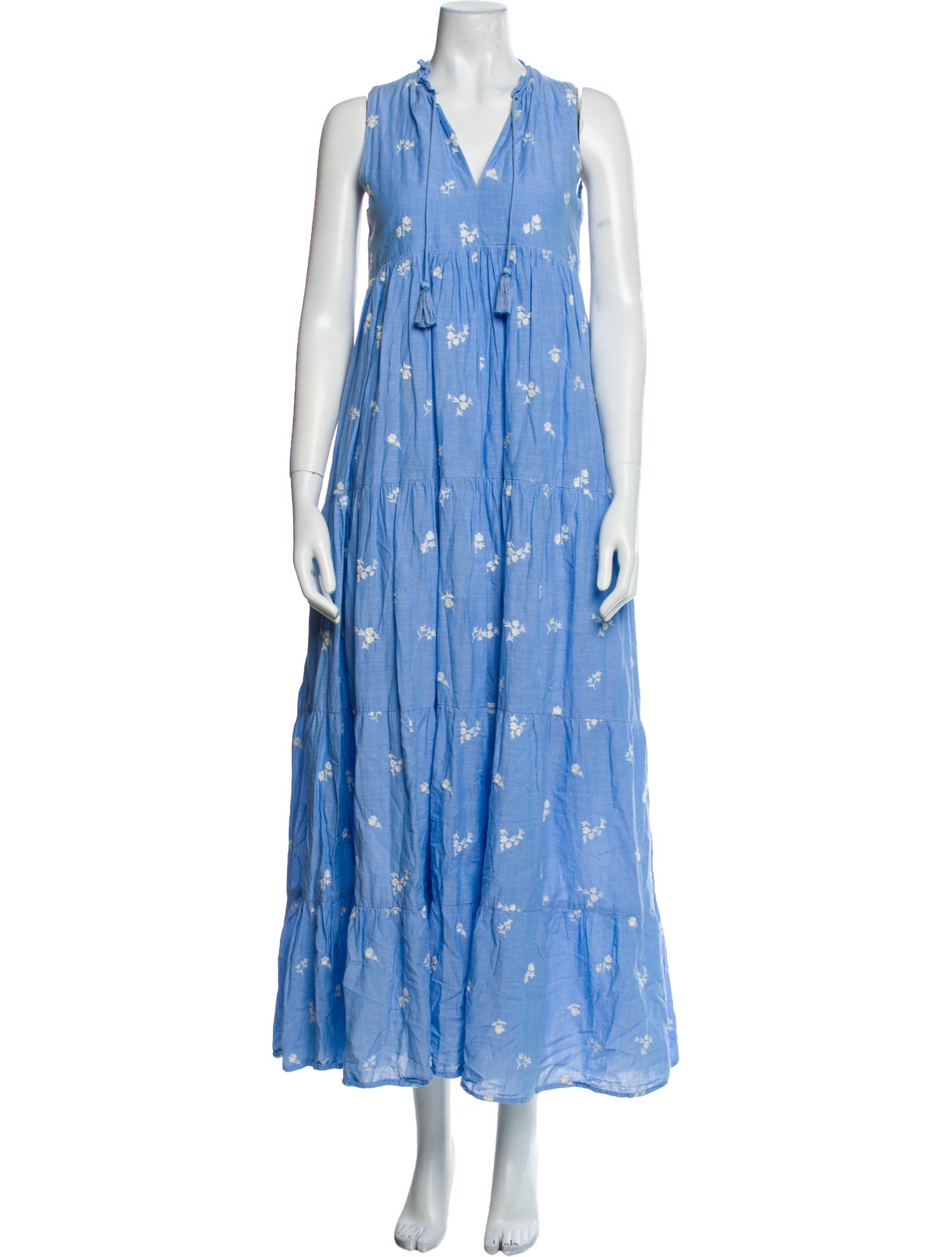 Sézane Floral Print Long Dress