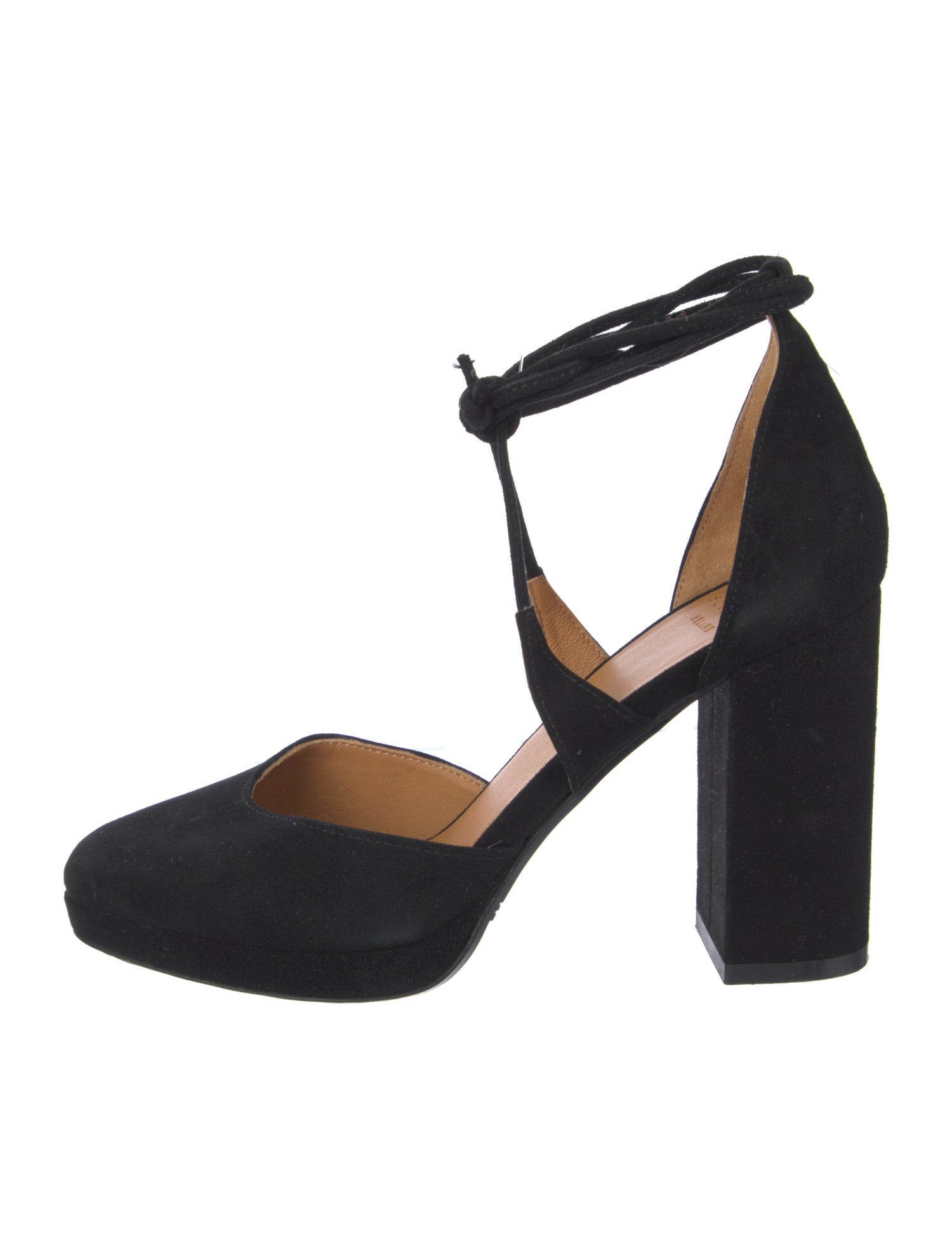 Sézane Suede D'Orsay Pumps