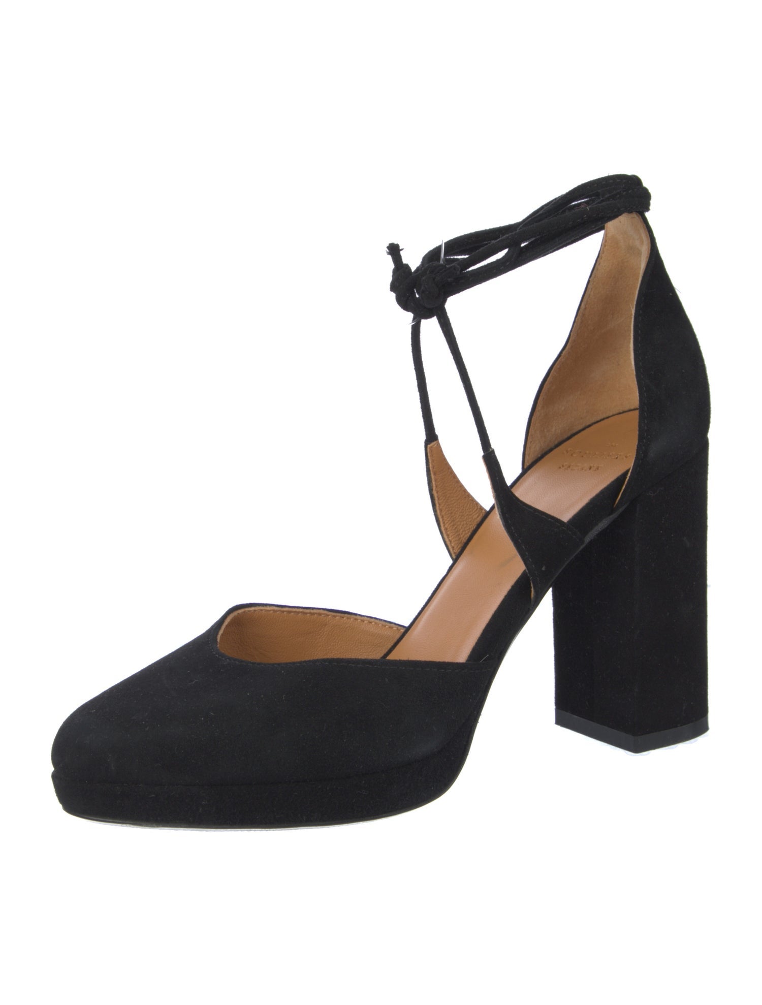 Sézane Suede D'Orsay Pumps