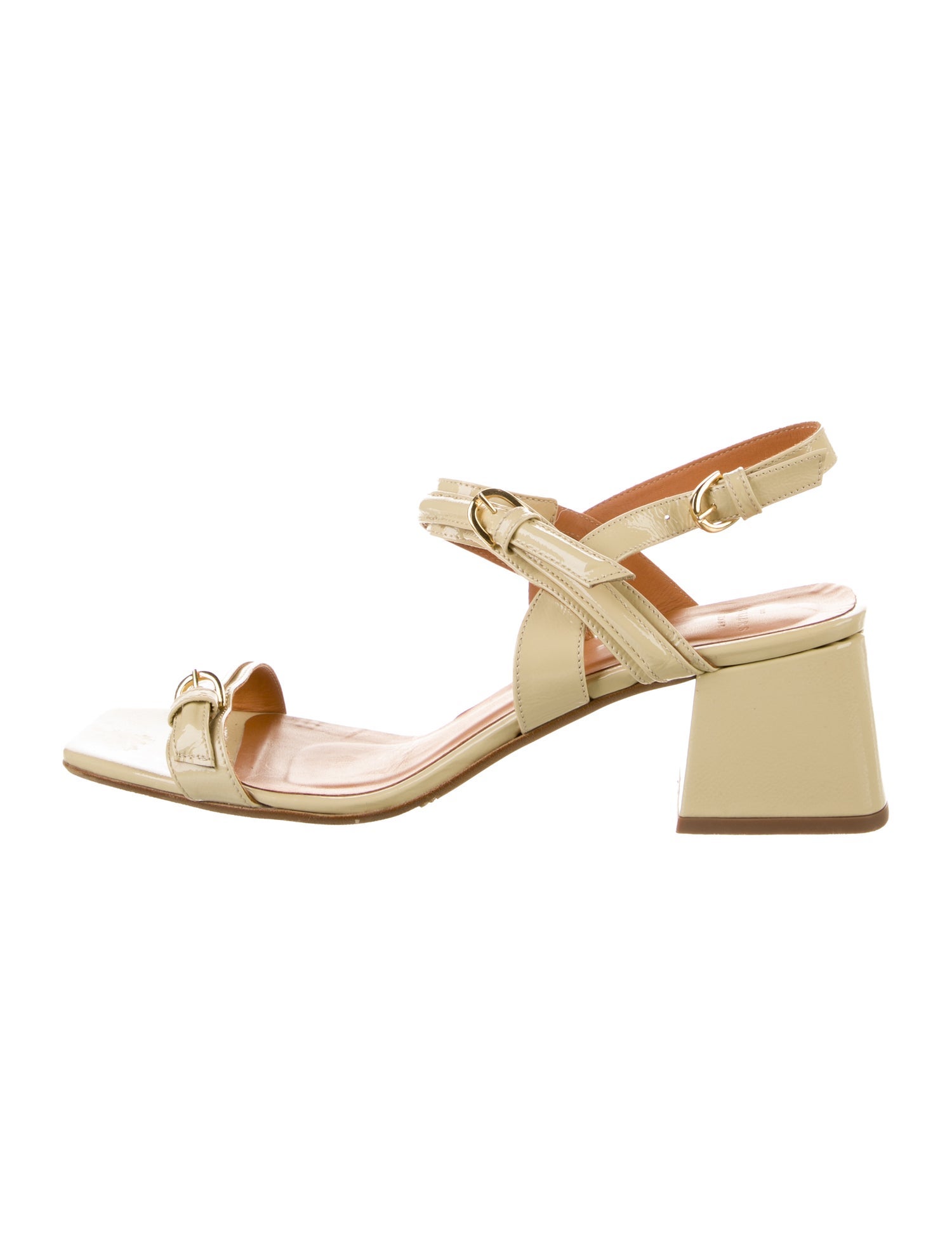 Sézane Patent Leather Sandals