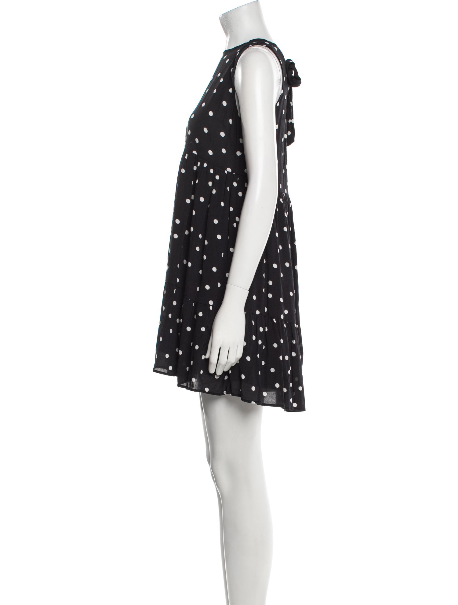 Sézane Polka Dot Print Mini Dress