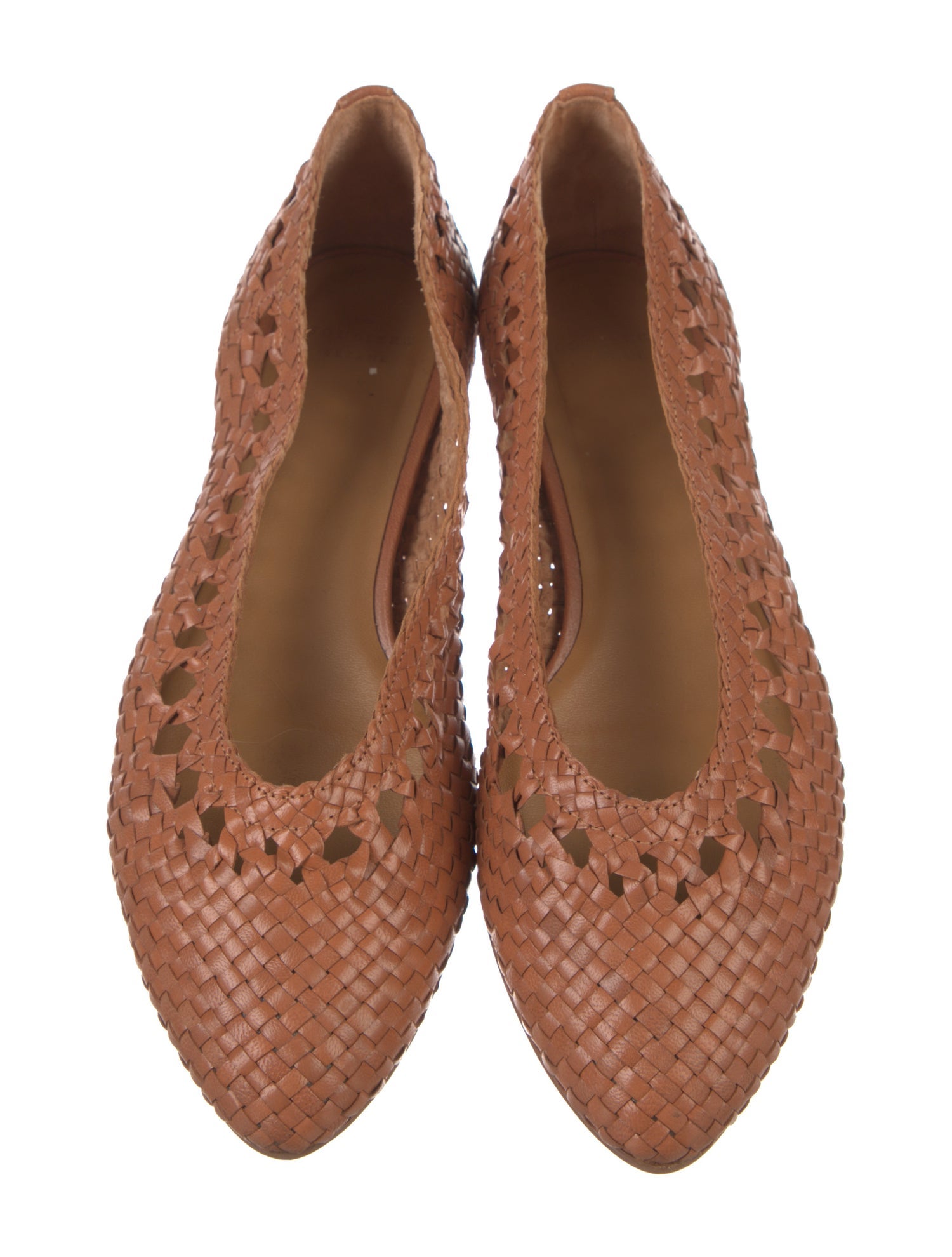 Sézane Leather Flats