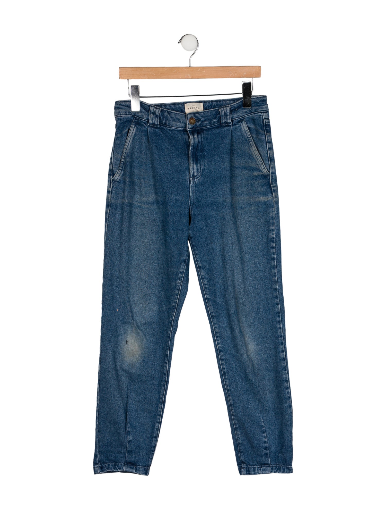 Sézane Mid-Rise Straight Leg Jeans