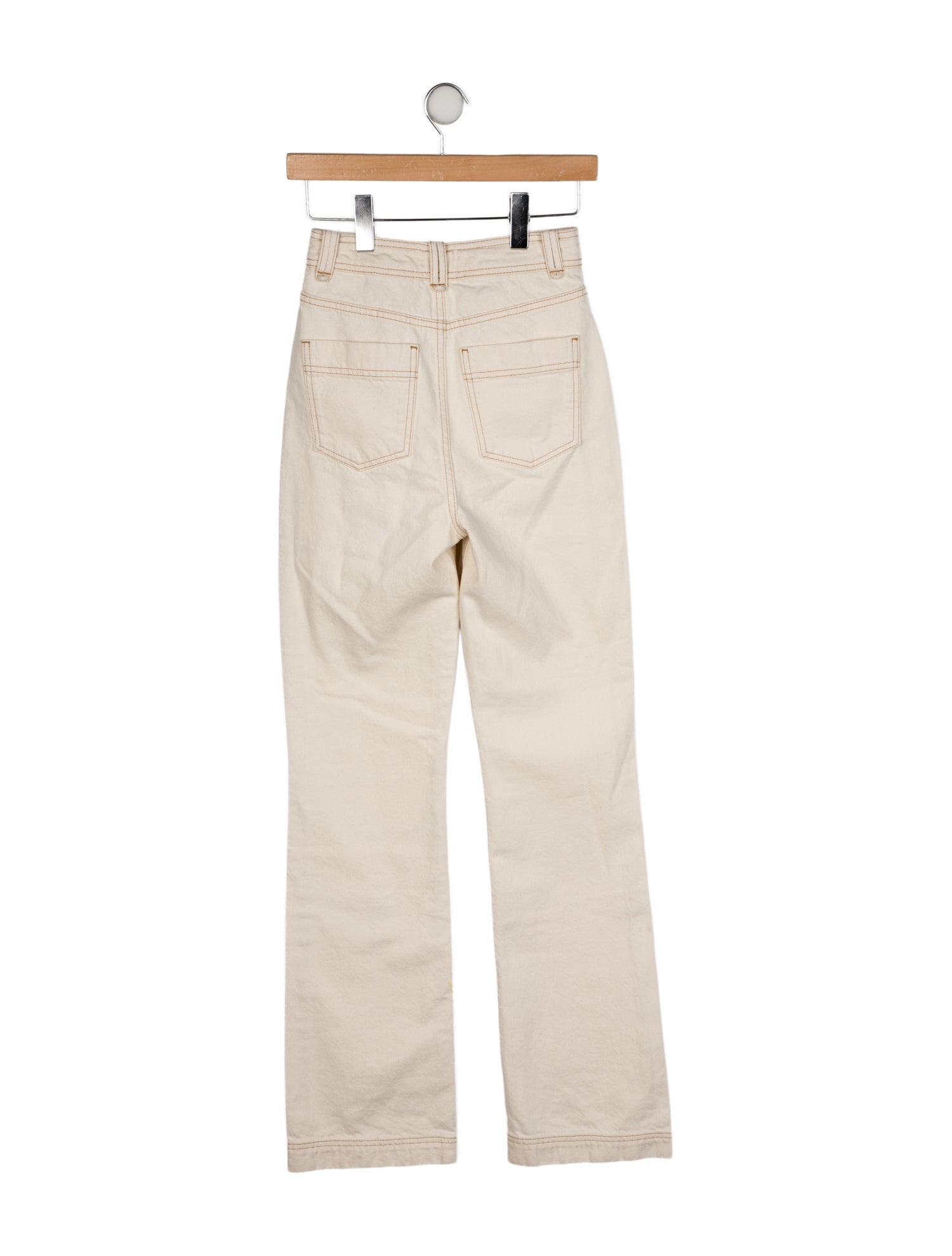 Sézane High-Rise Straight Leg Jeans