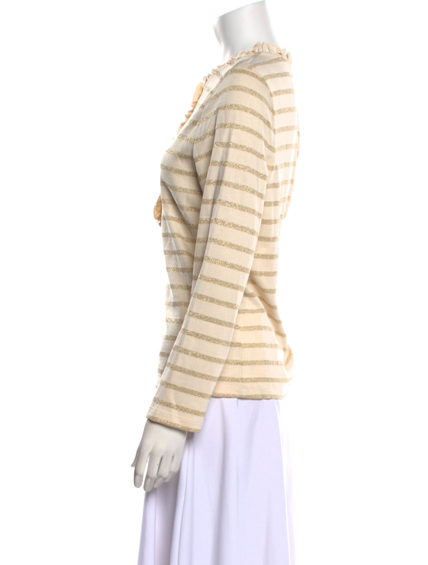 Sézane Striped Crew Neck Sweatshirt w/ Tags