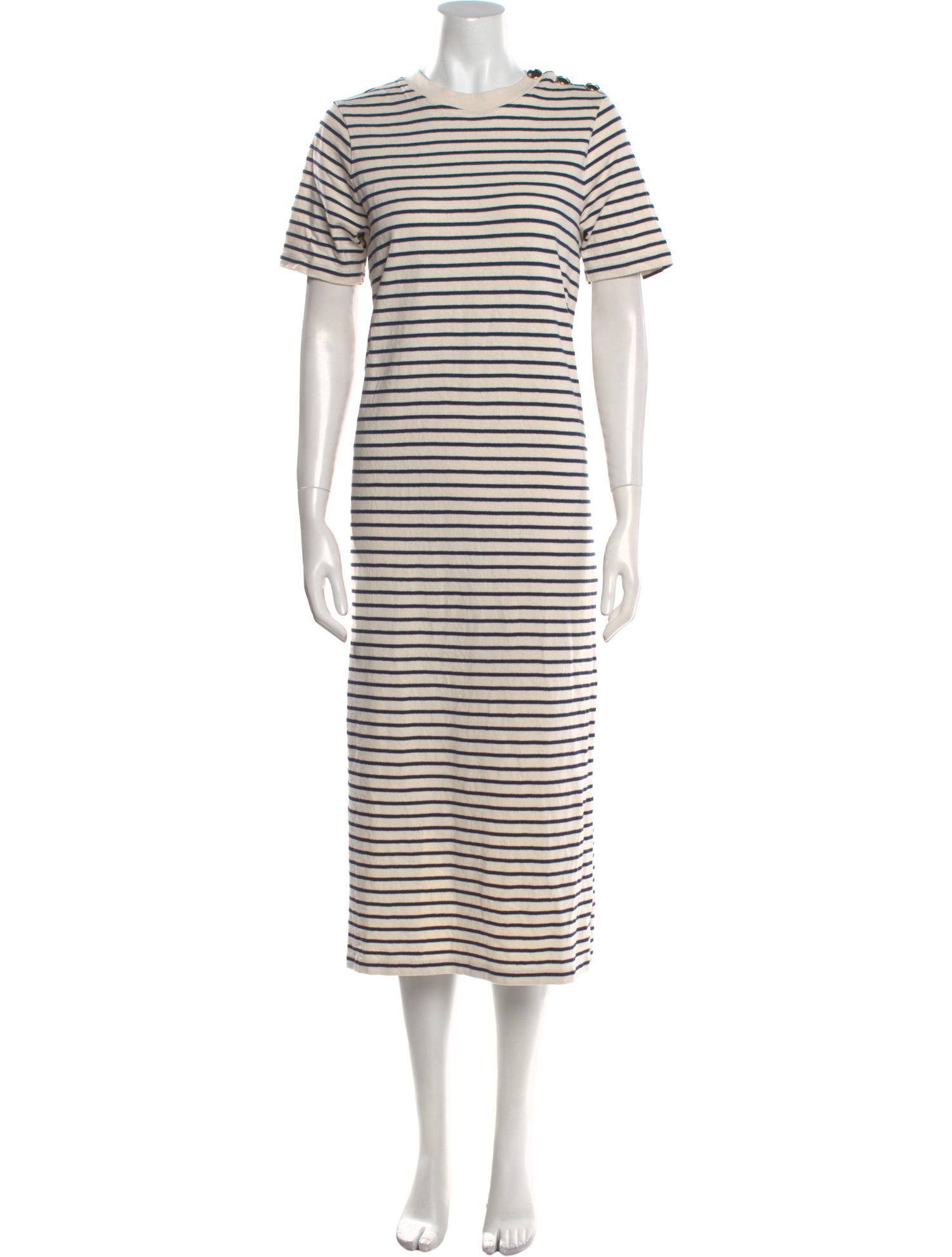 Sézane Striped Long Dress