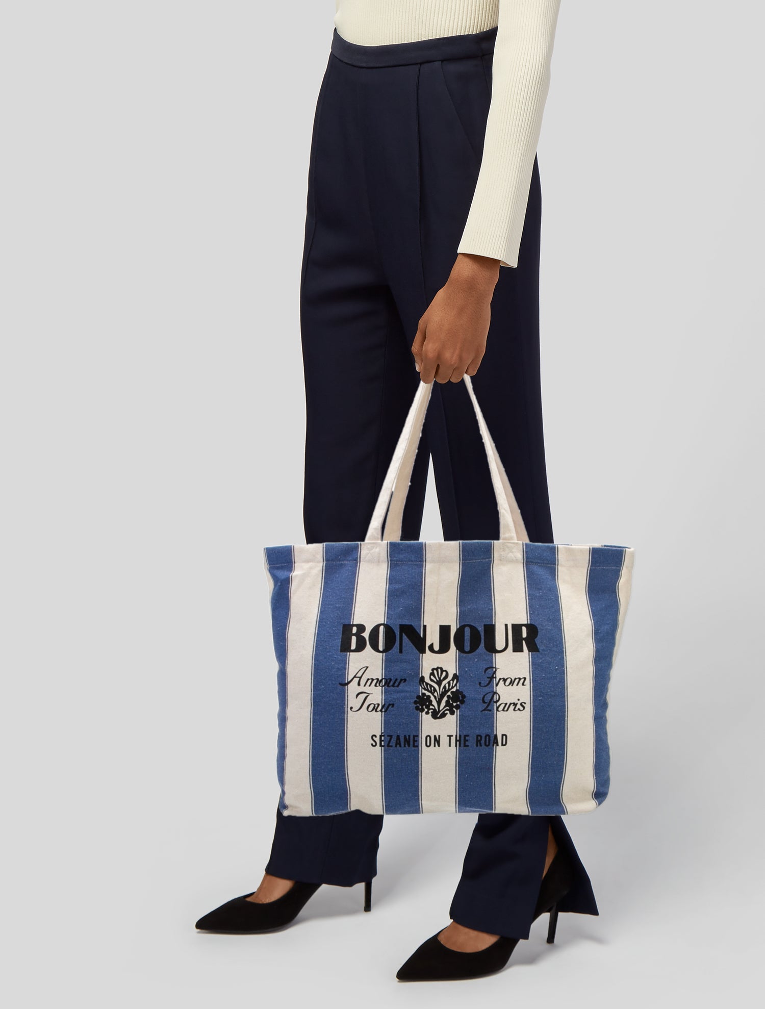 Sézane Canvas Tote