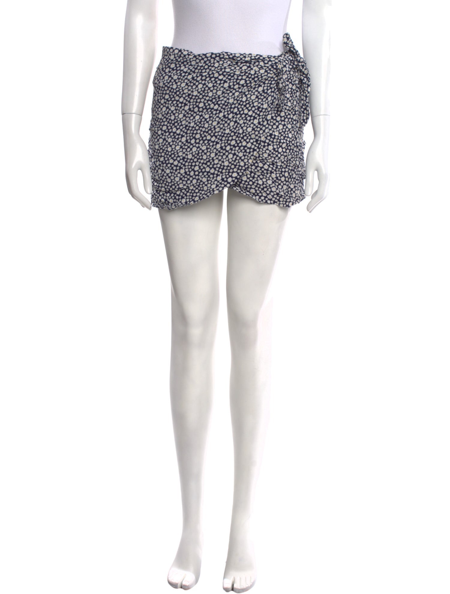 Sézane Floral Print Mini Skirt