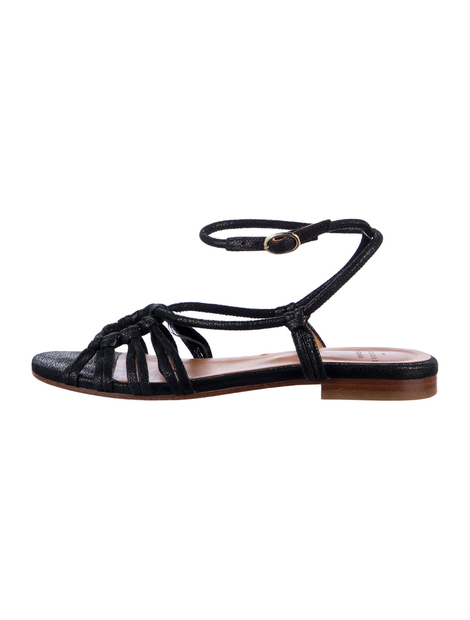 Sézane Leather Gladiator Sandals