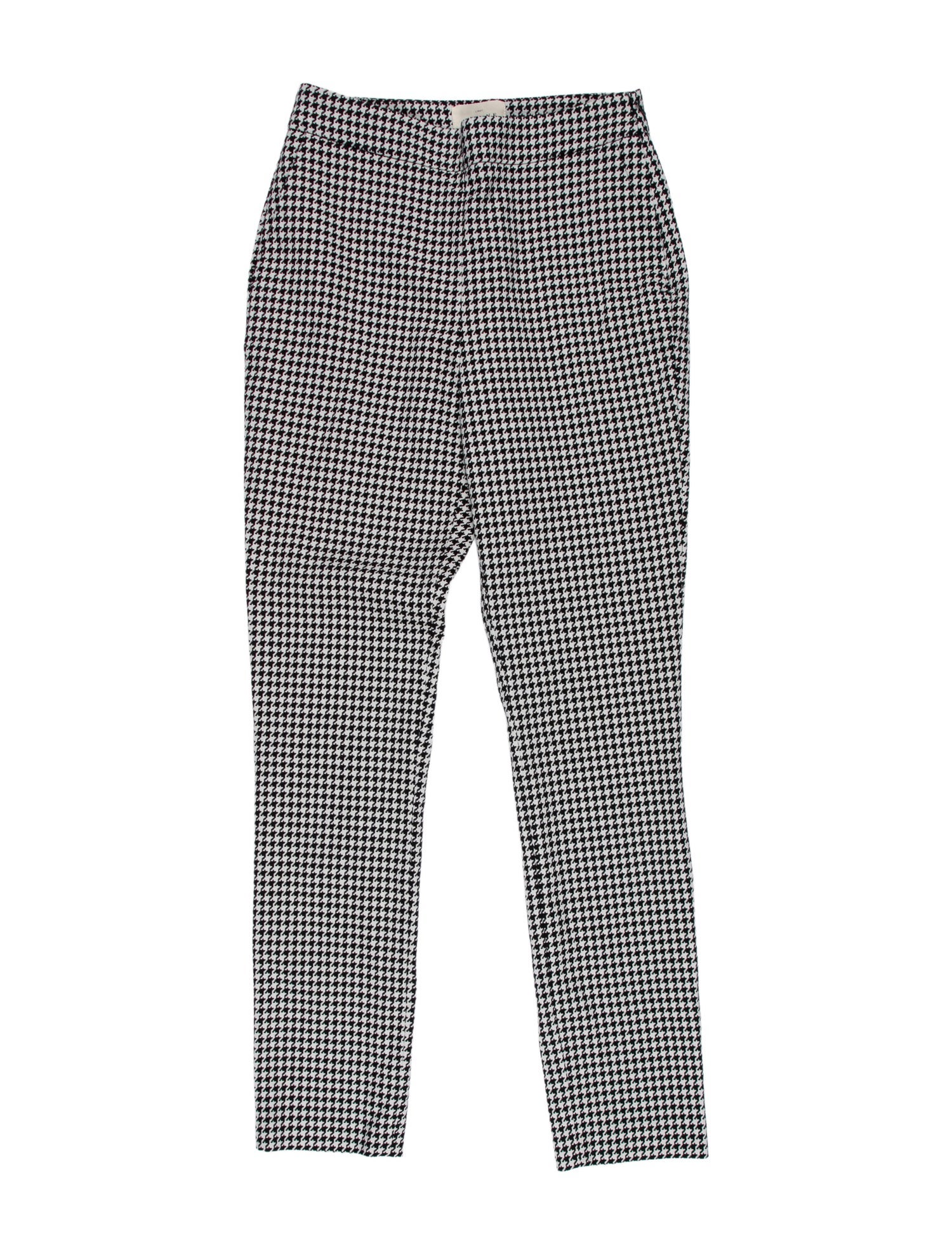Sézane Houndstooth Print Skinny Leg Pants