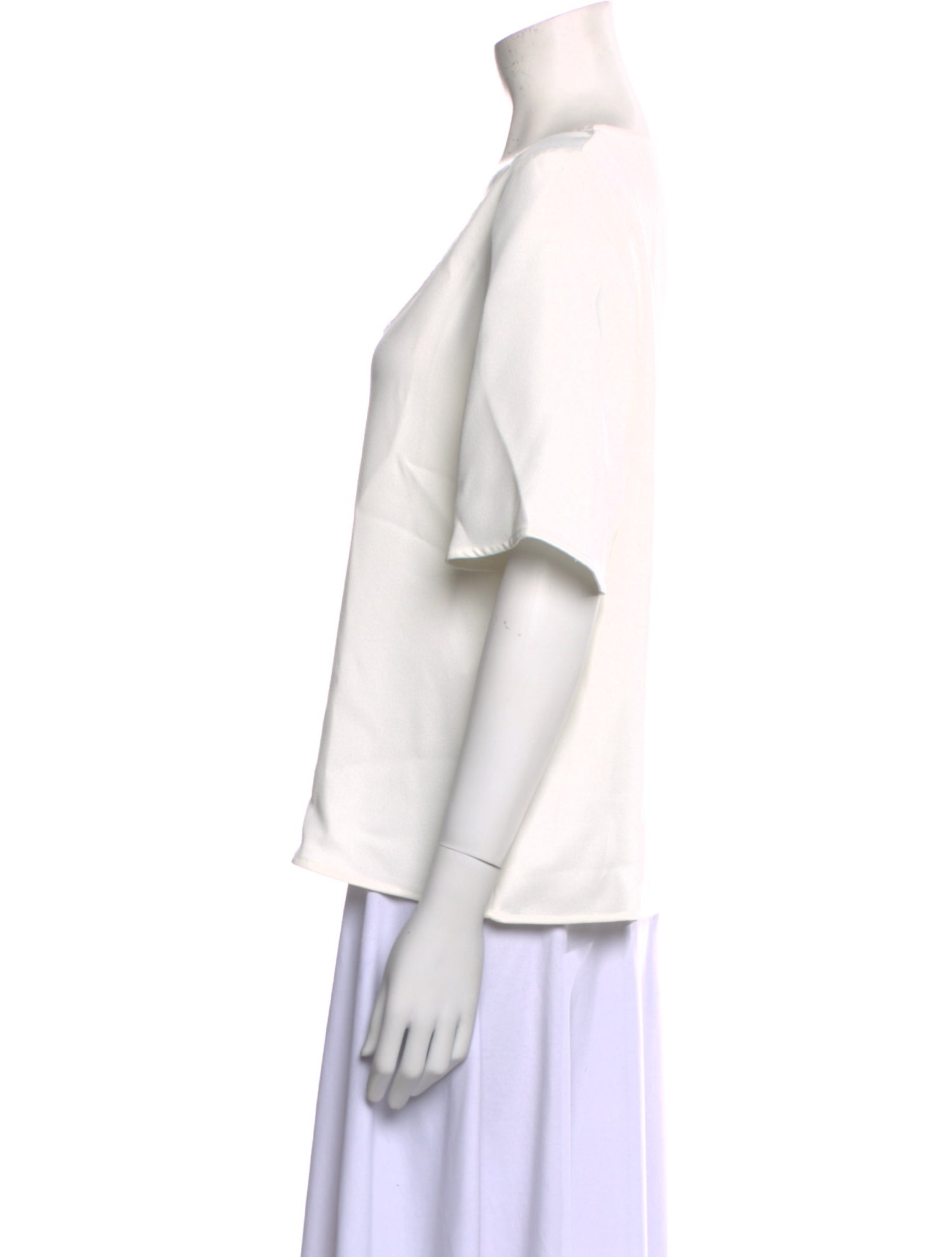 Sézane V-Neck Short Sleeve Blouse w/ Tags