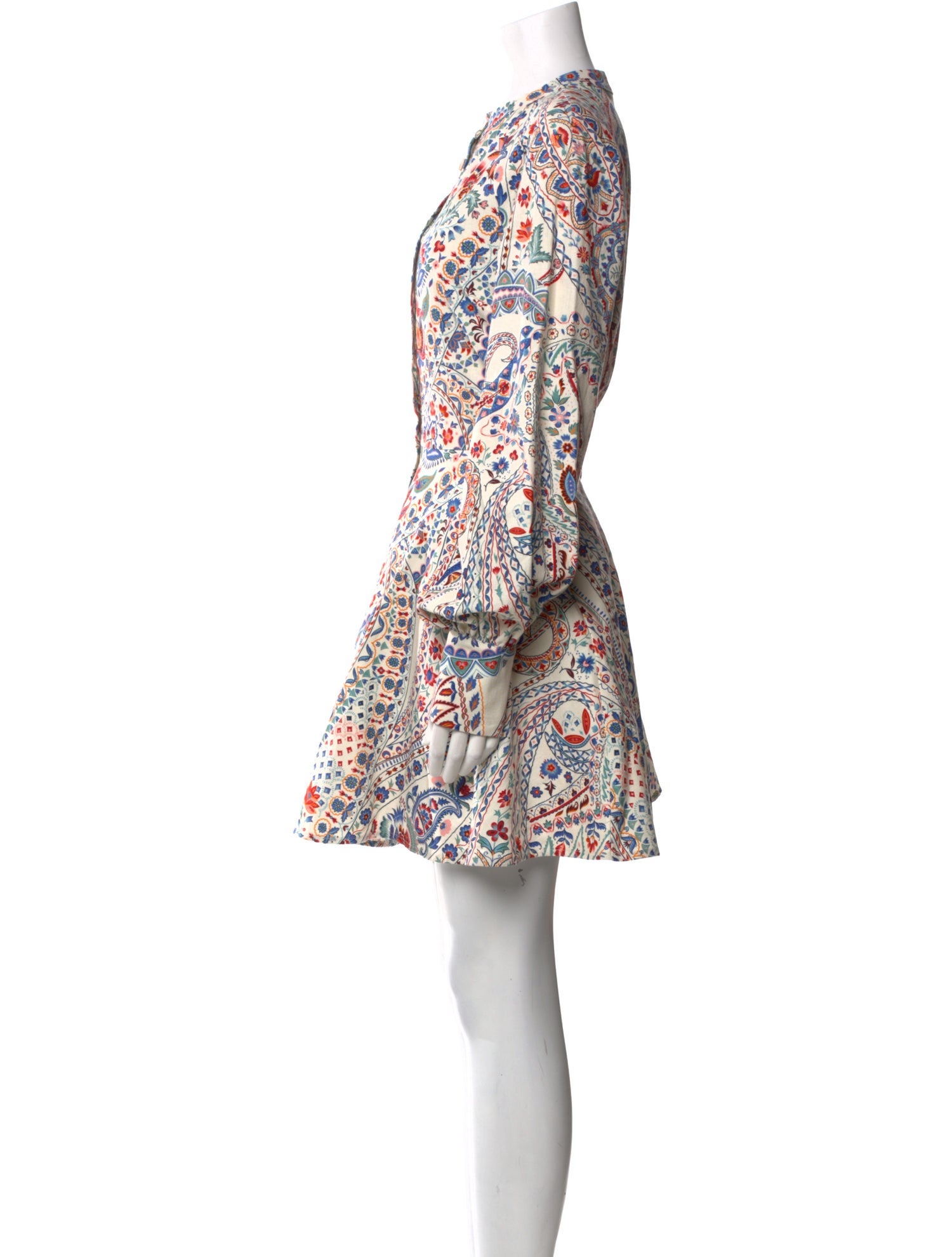 Sézane Paisley Print Mini Dress w/ Tags