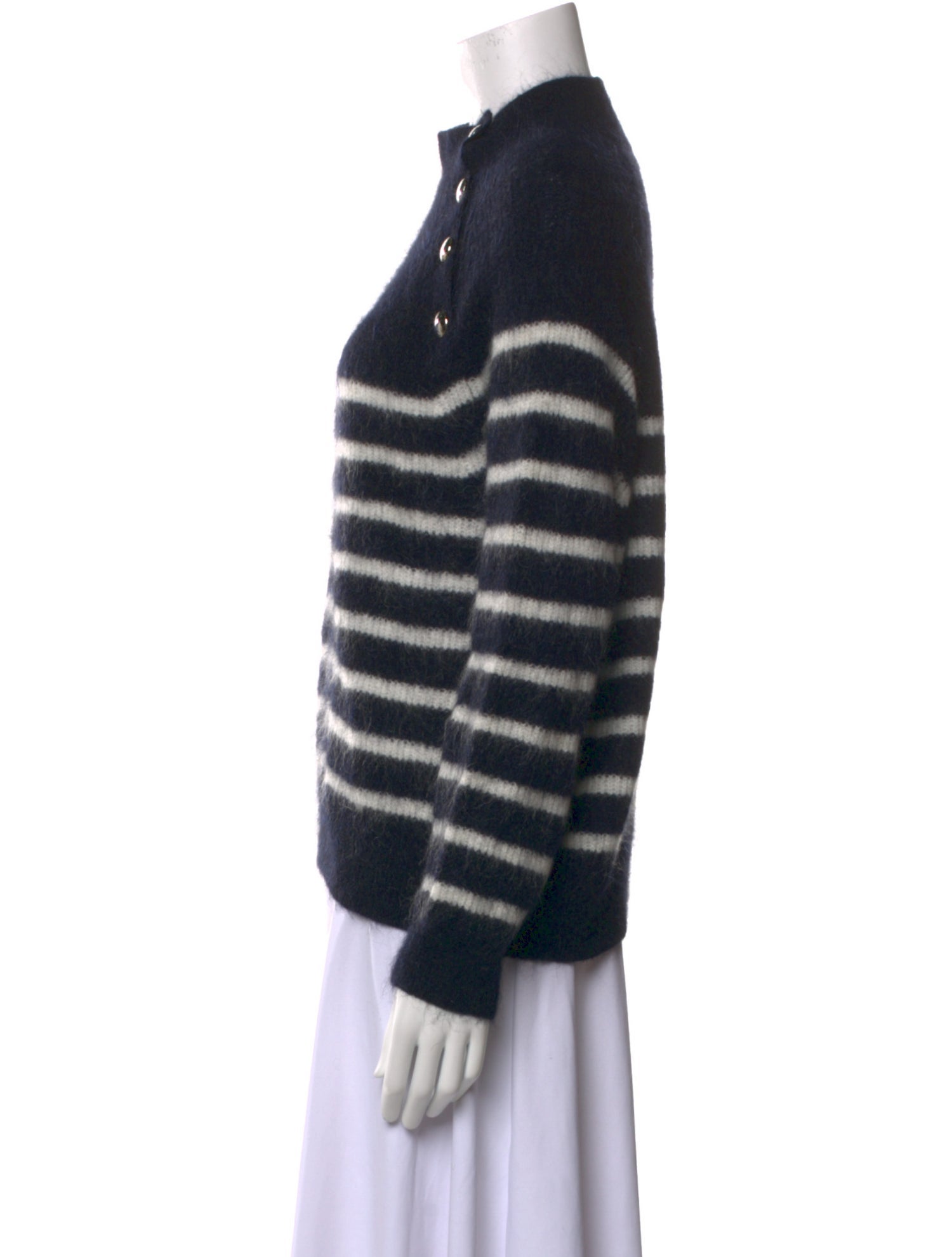 Sézane Merino Wool Striped Sweater