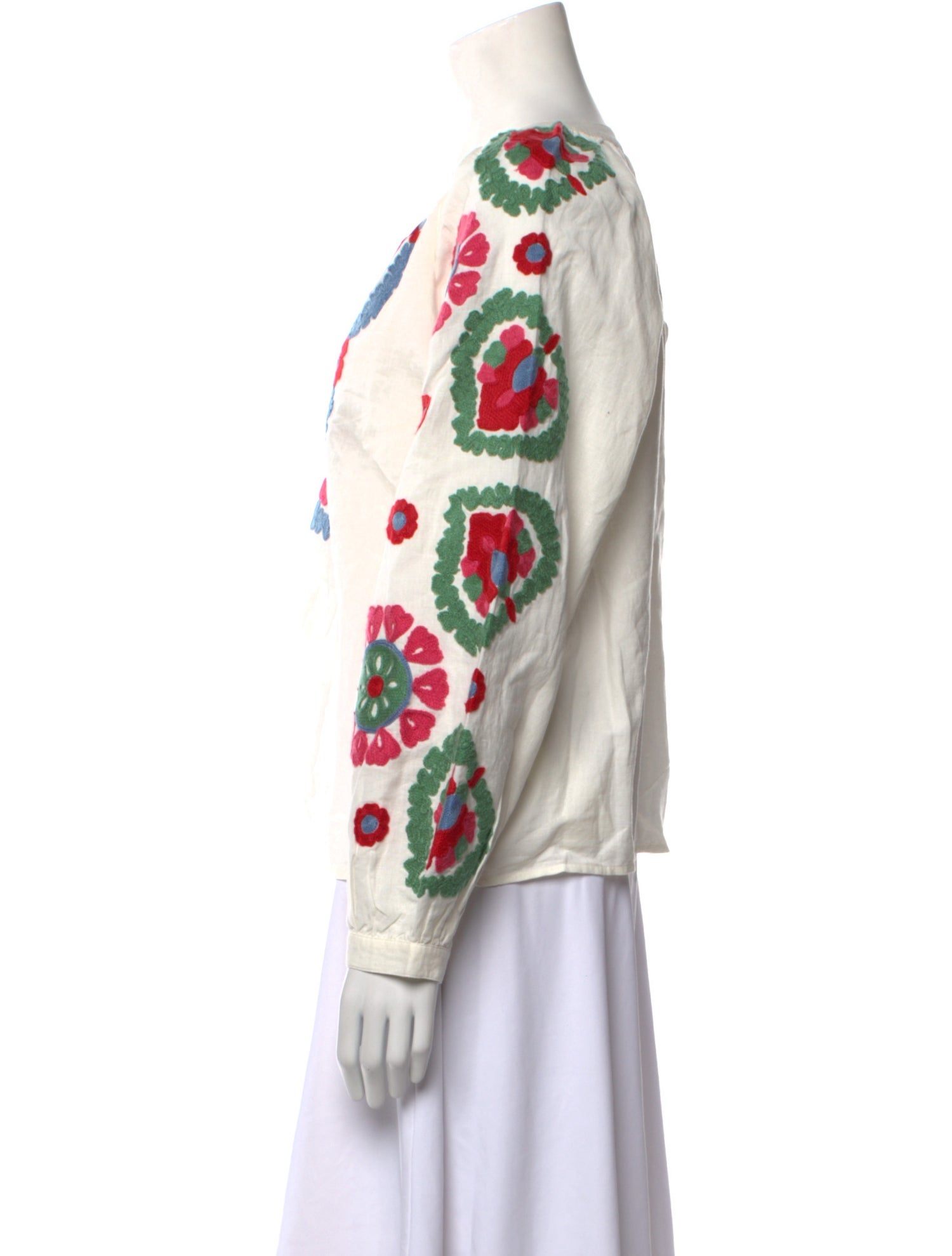 Sézane Linen Printed Top w/ Tags