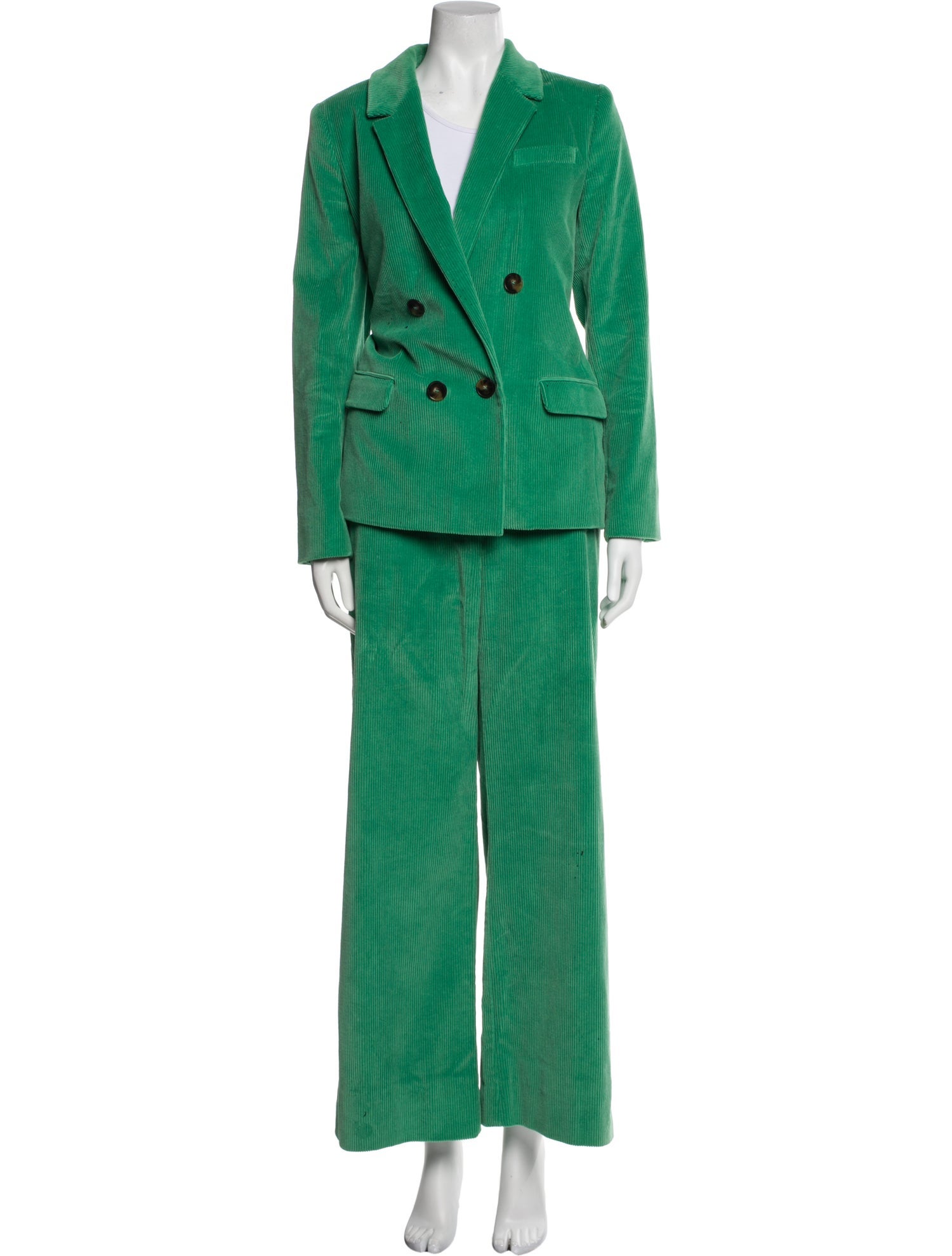 Sézane Pleated Accents Pantsuit