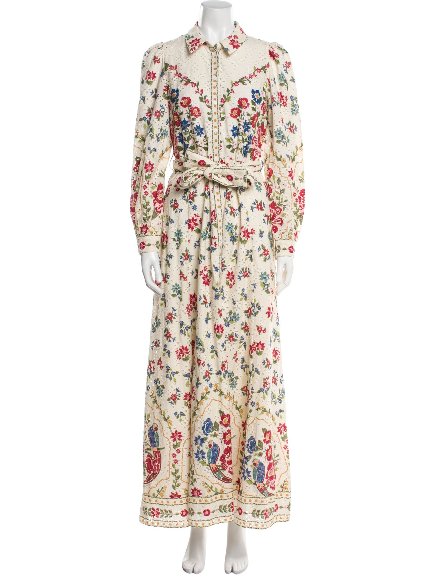 Sezane x Farm Rio Paisley Print Long Dress