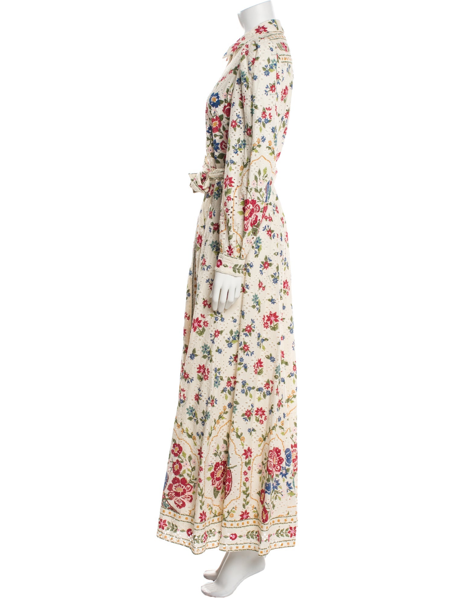 Sezane x Farm Rio Paisley Print Long Dress