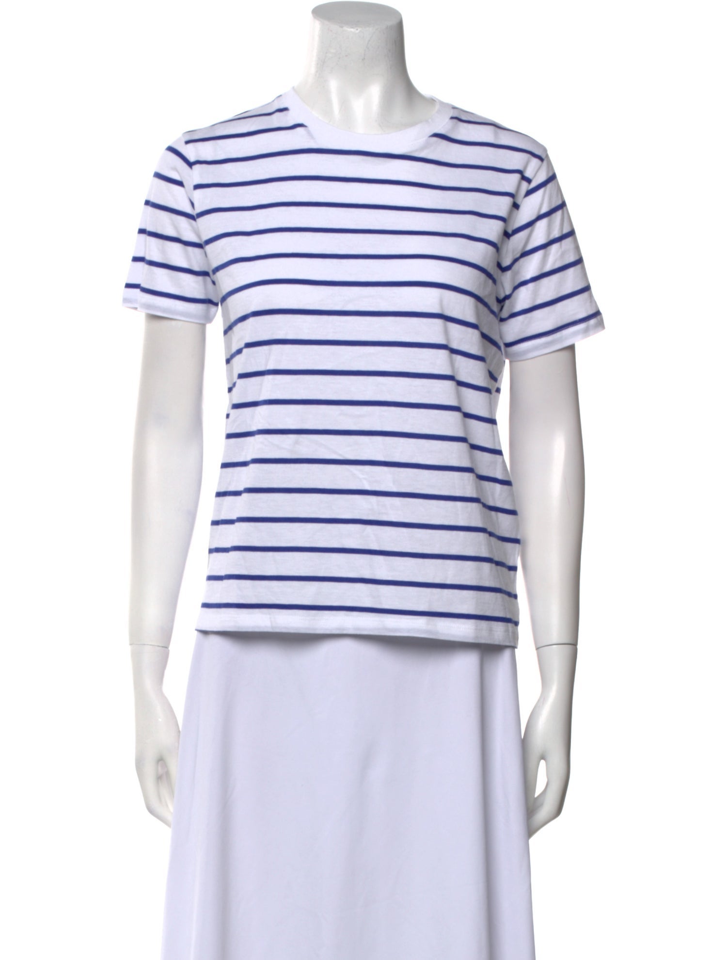 Sézane Striped Crew Neck T-Shirt
