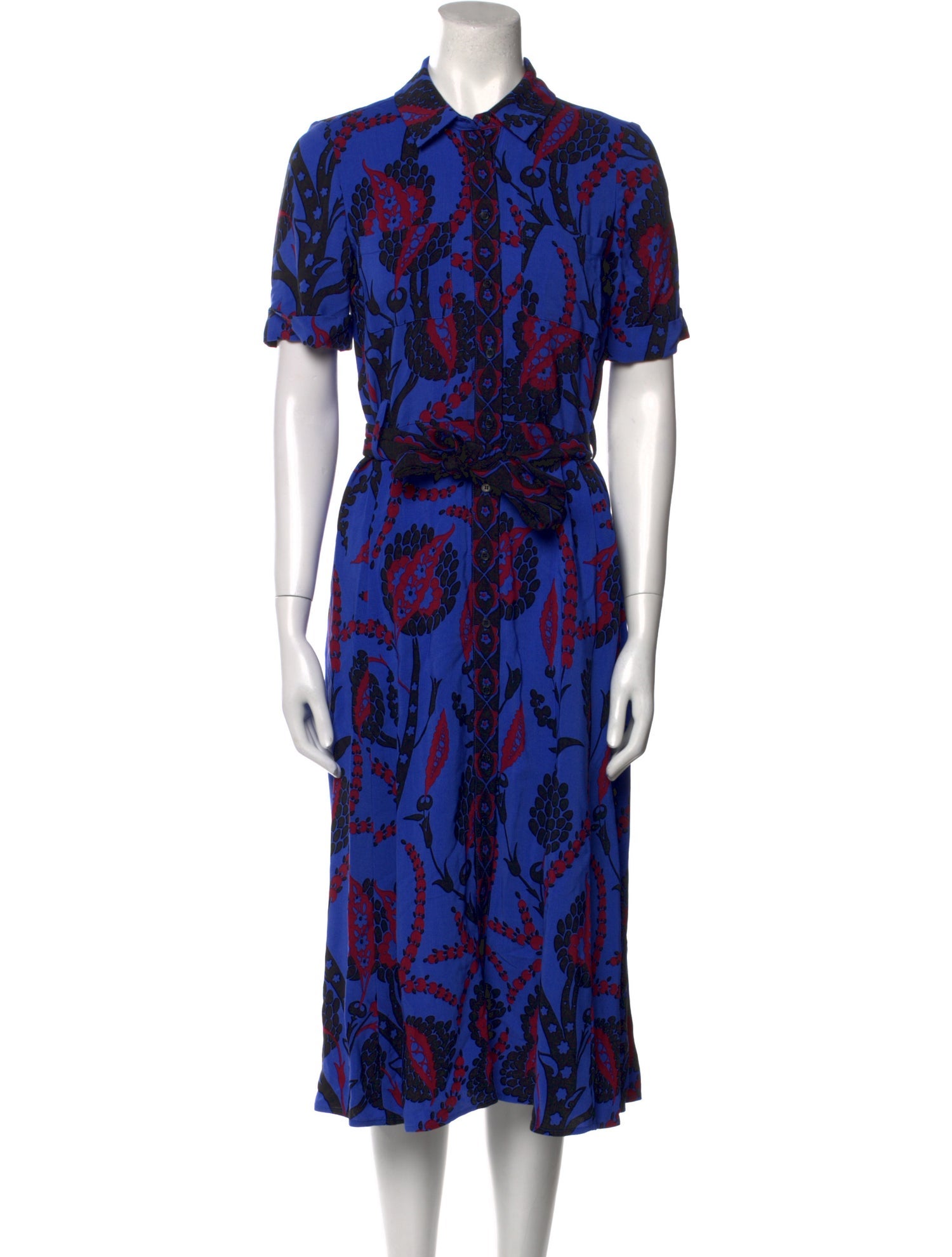 Sézane Printed Midi Length Dress