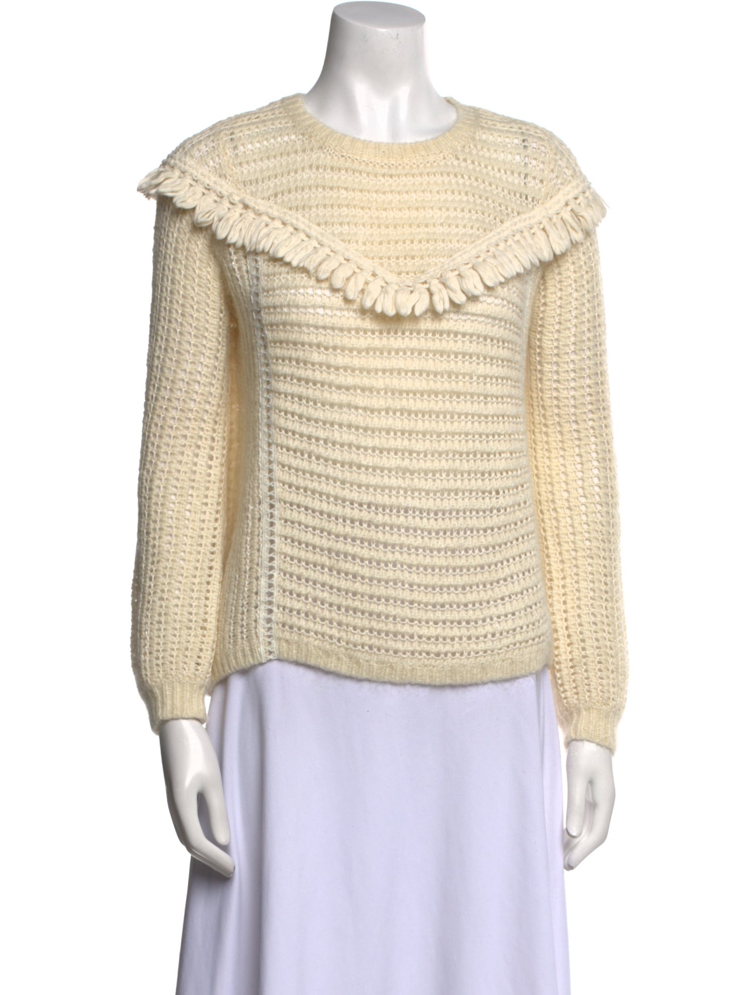 Sézane Nylon Cowl Neck Sweater