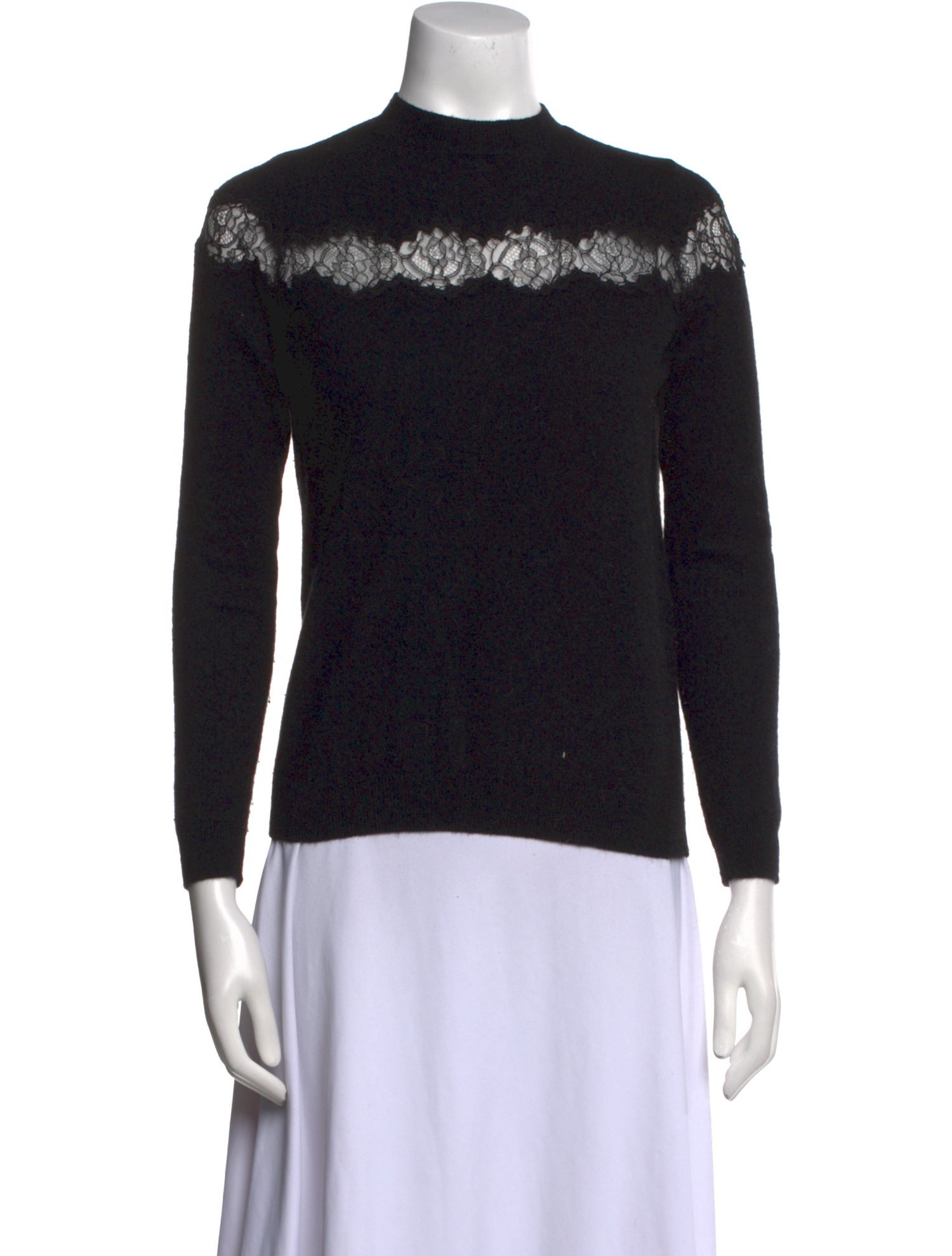 Sézane Cashmere Mock Neck Sweater