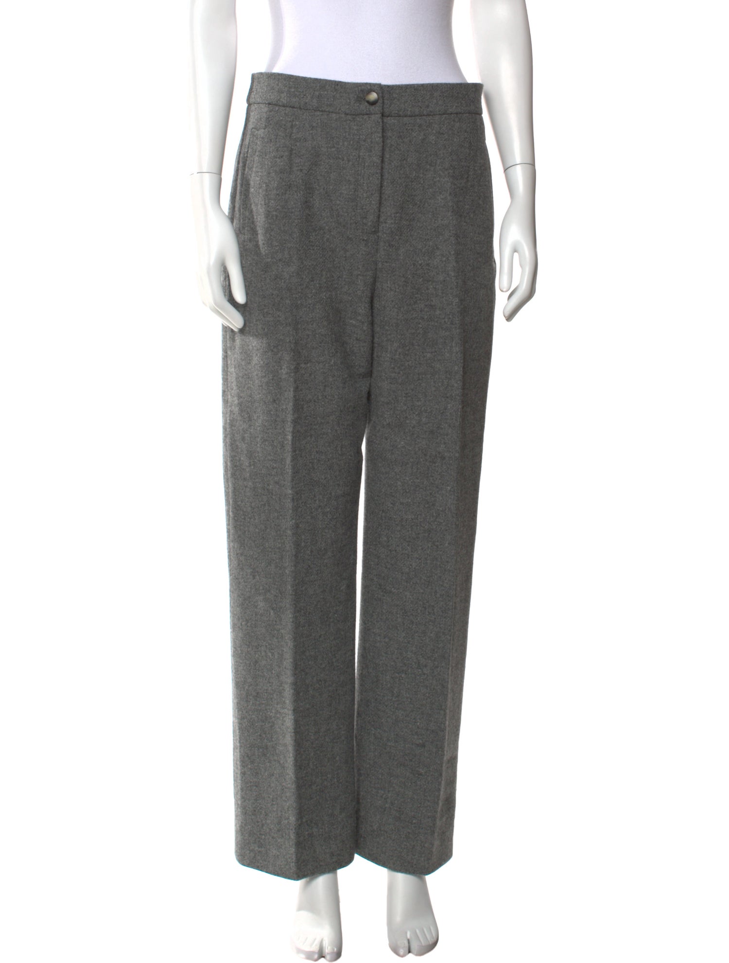 Sézane Virgin Wool Wide Leg Pants
