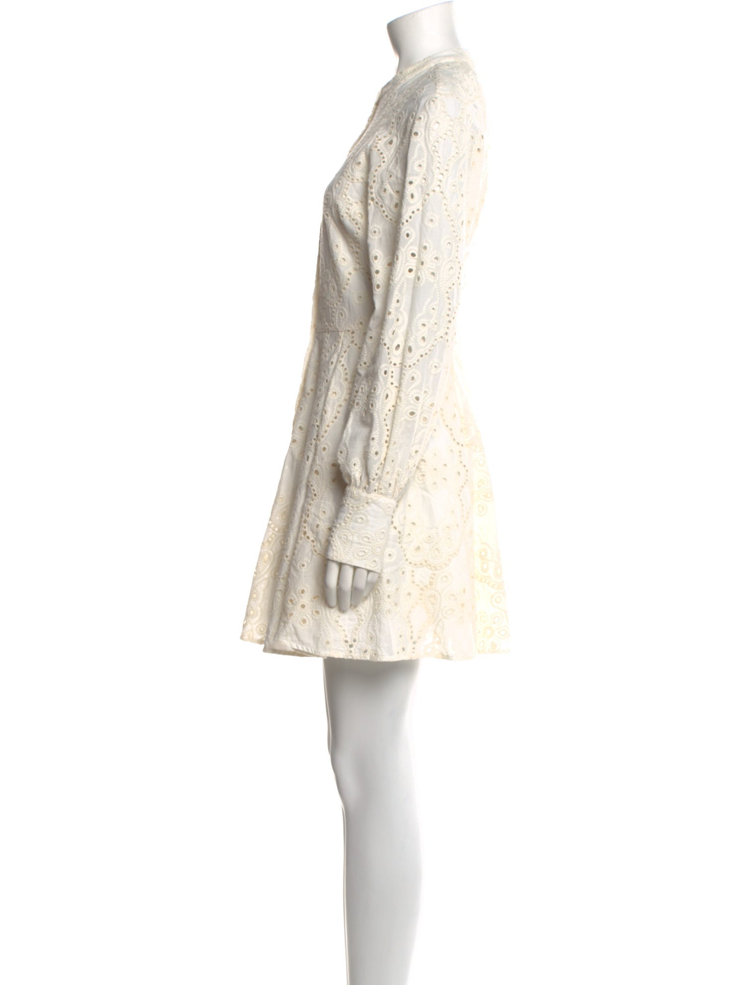 Sézane Mock Neck Mini Dress