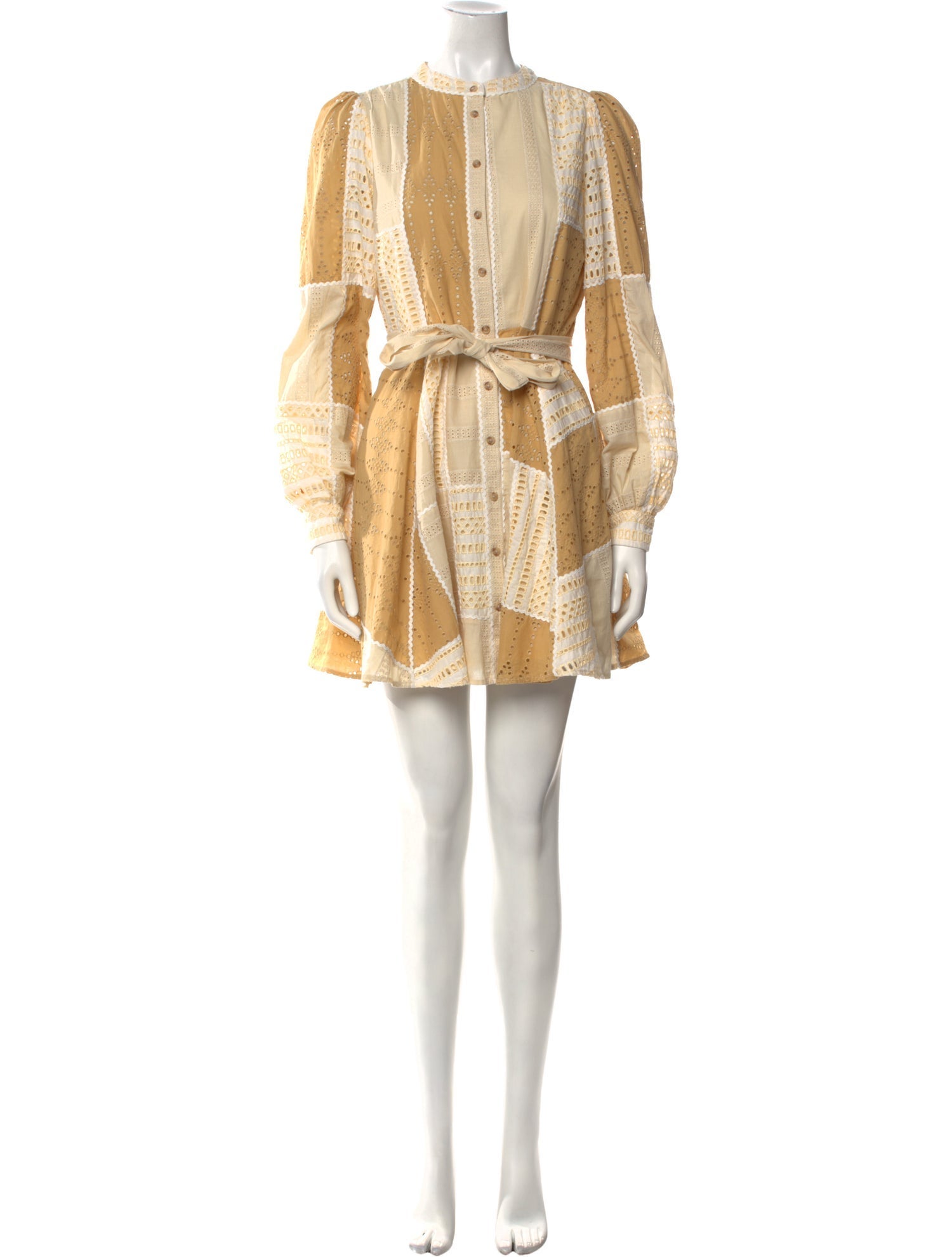 Sézane Crew Neck Mini Dress