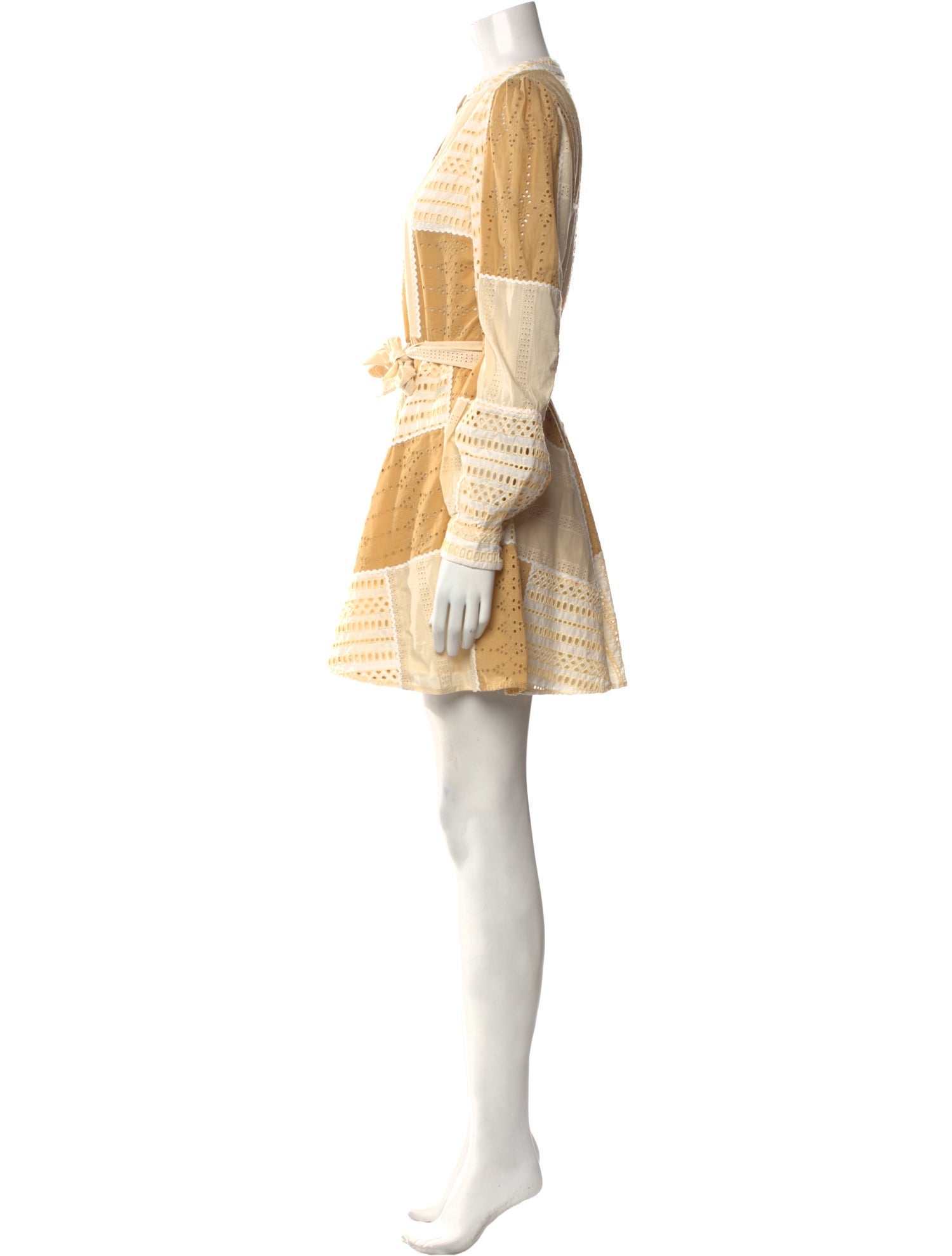 Sézane Crew Neck Mini Dress