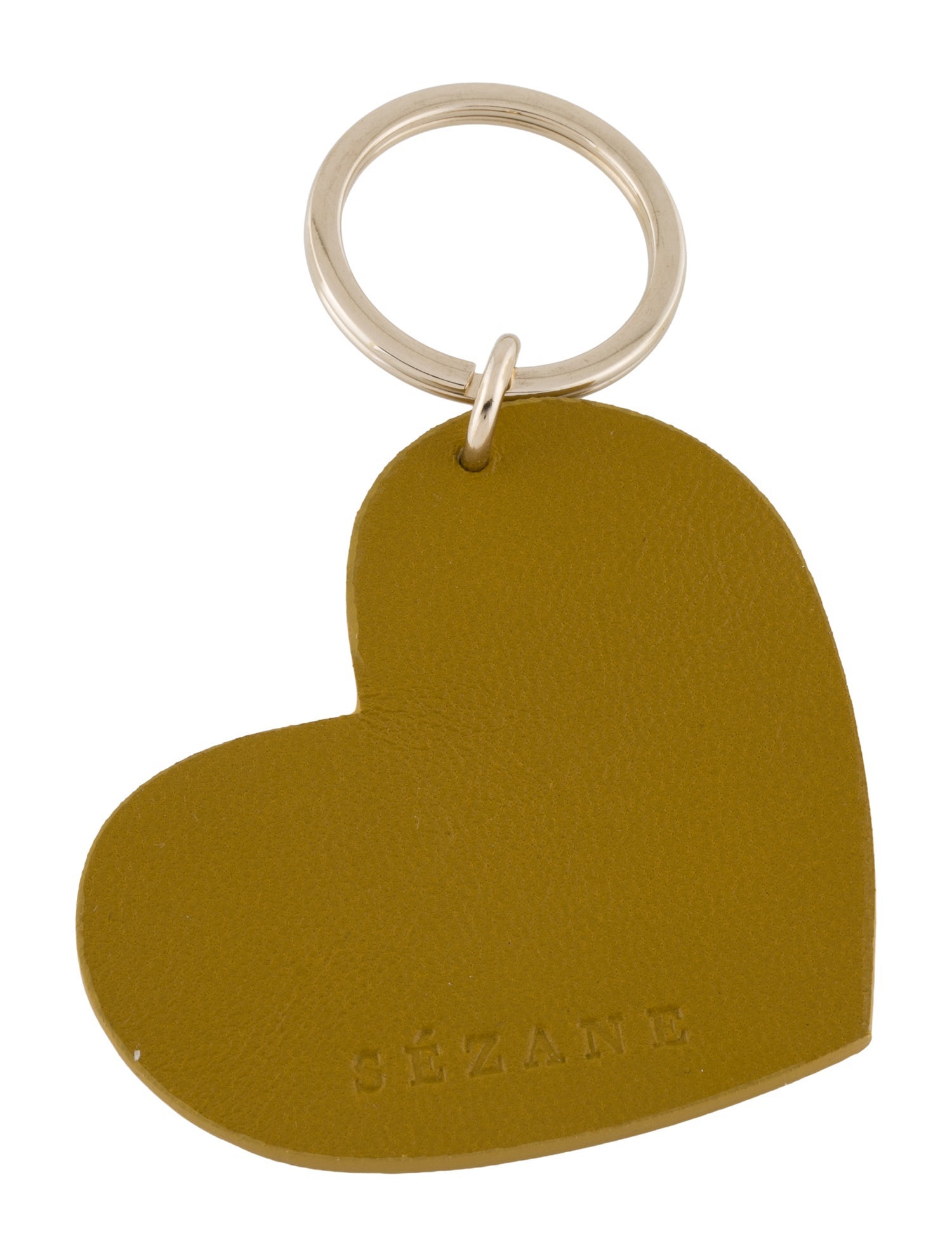 Sézane Leather Keychain