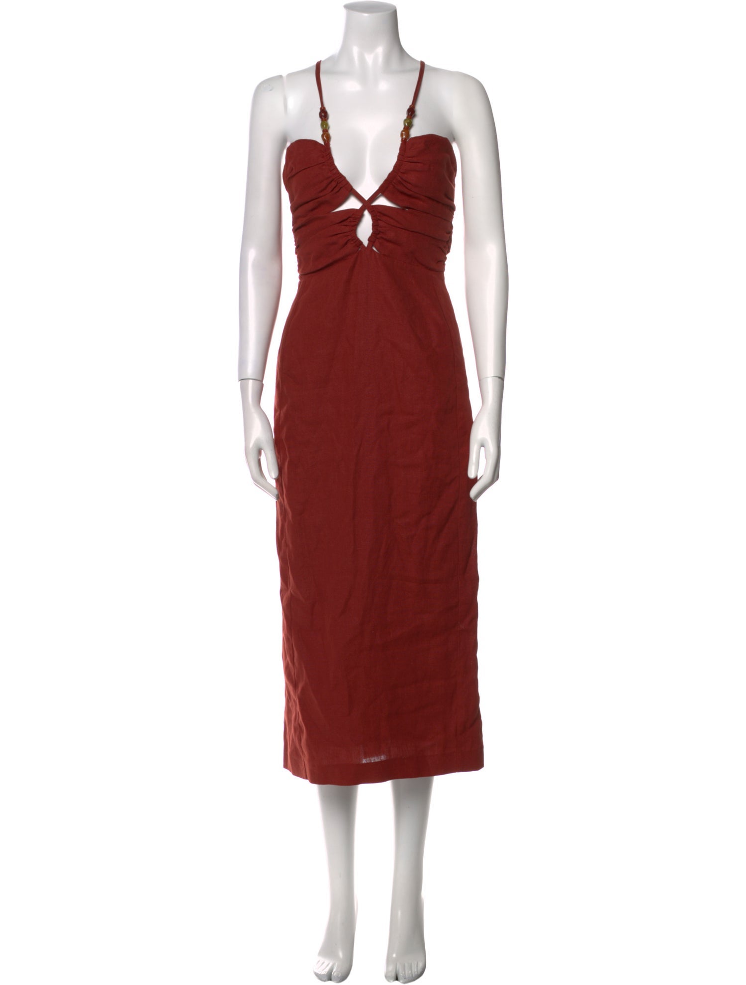 Sézane Linen Long Dress