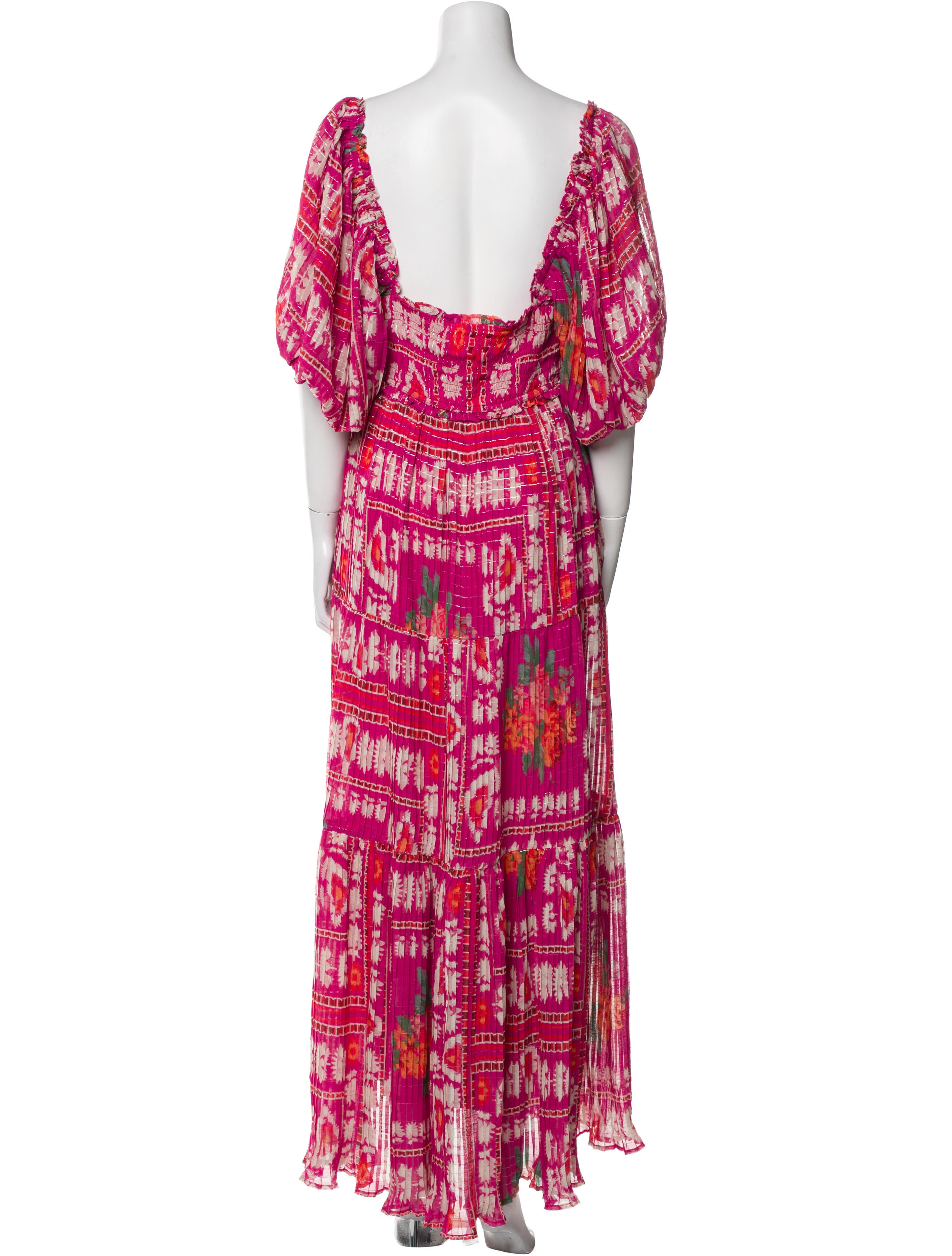Sézane Printed Long Dress