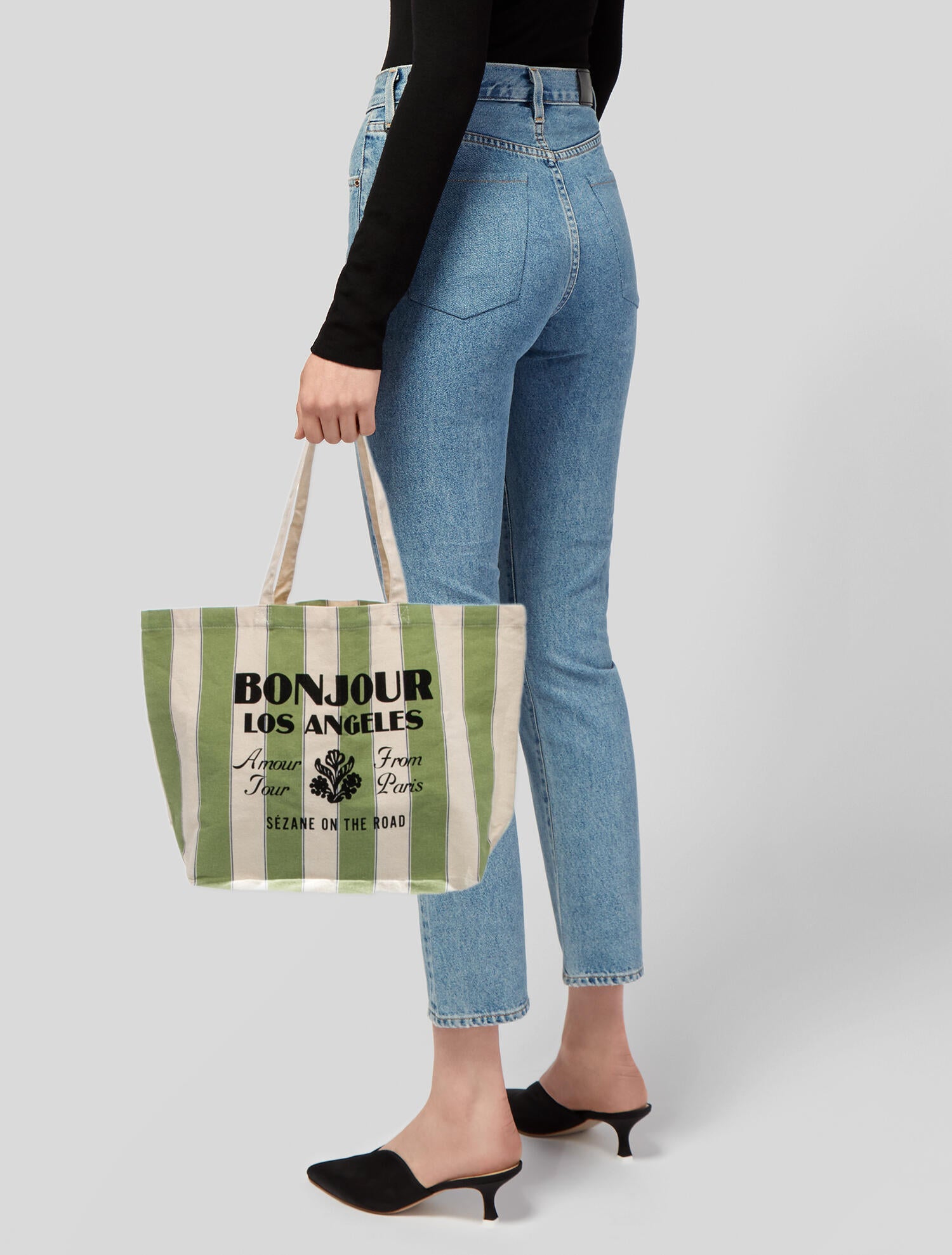 Sézane Canvas Bucket Bag