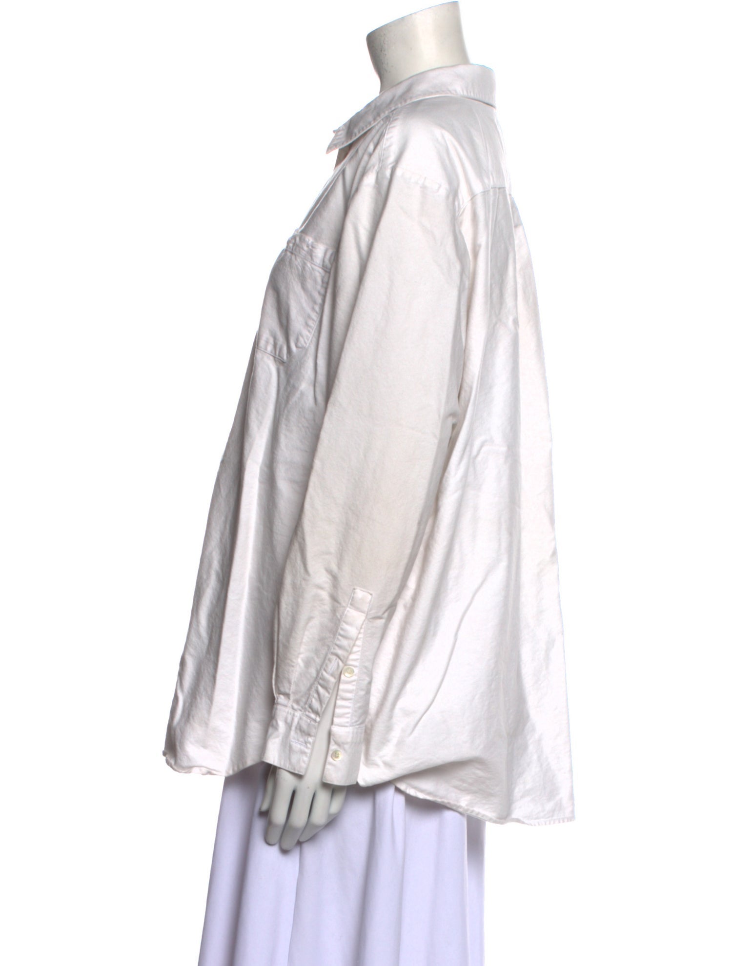 Sézane Long Sleeve Button-Up Top