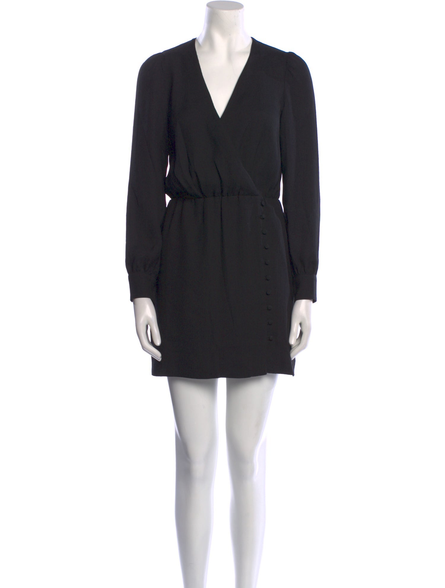 Sézane V-Neck Mini Dress