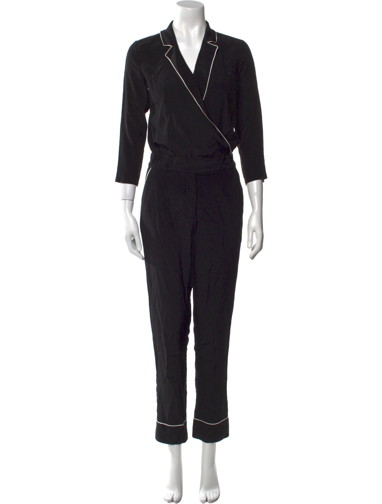 Sézane Silk Jumpsuit