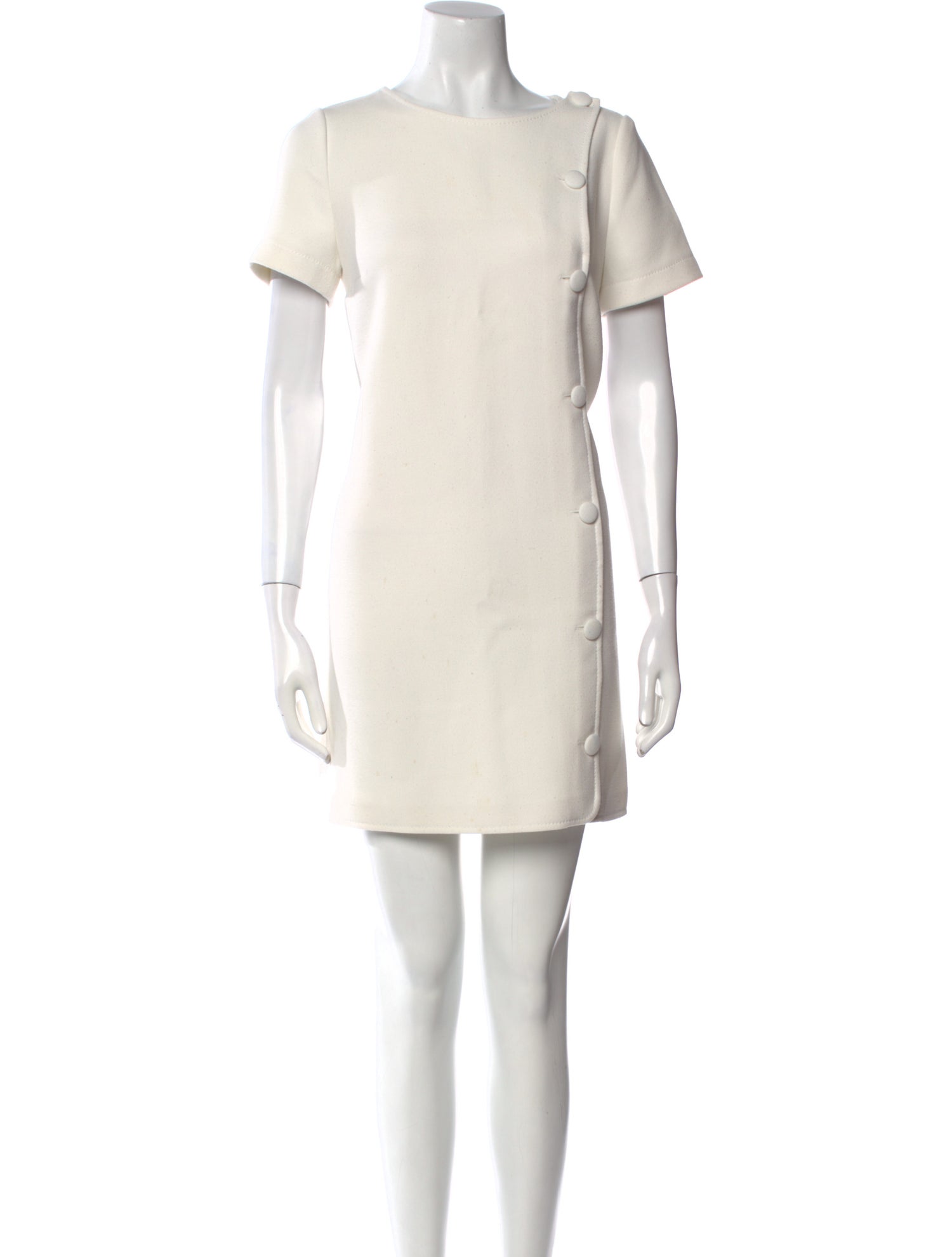 Sézane Bateau Neckline Mini Dress