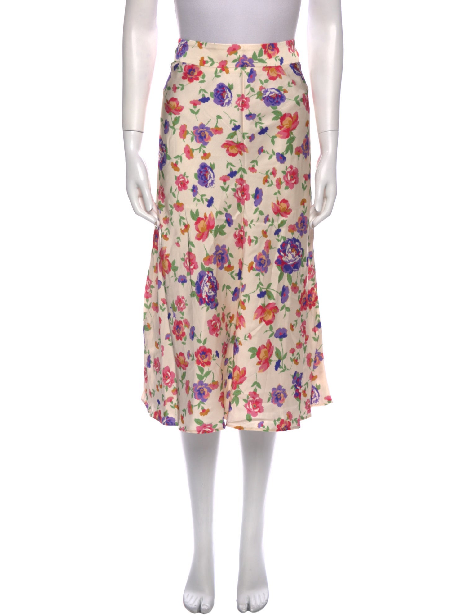 Sézane Floral Print Midi Length Skirt w/ Tags