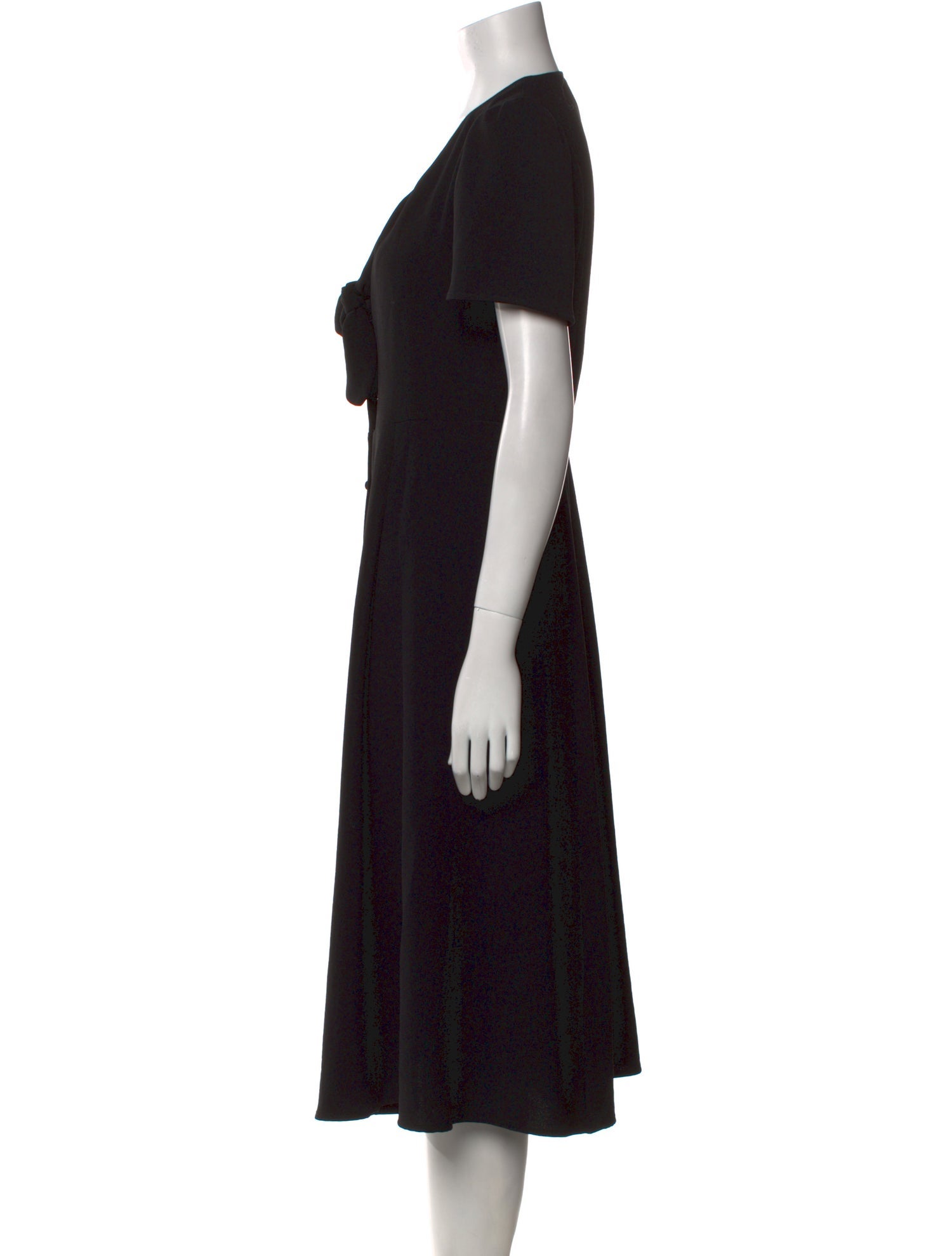 Sézane V-Neck Midi Length Dress