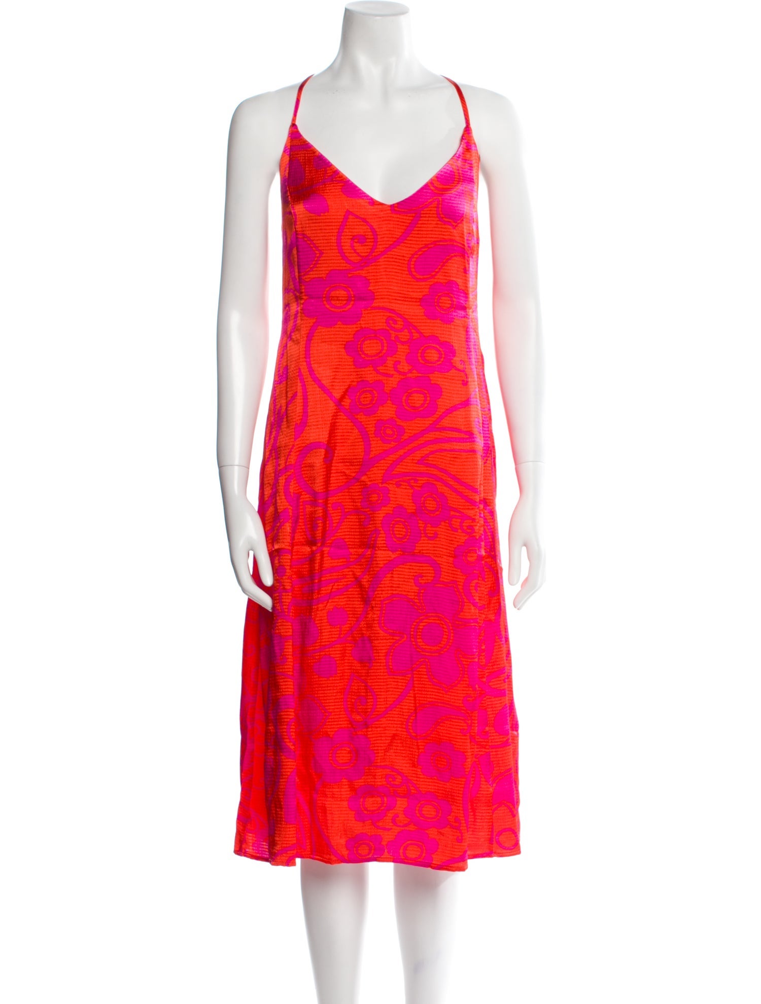 Sézane Printed Long Dress w/ Tags