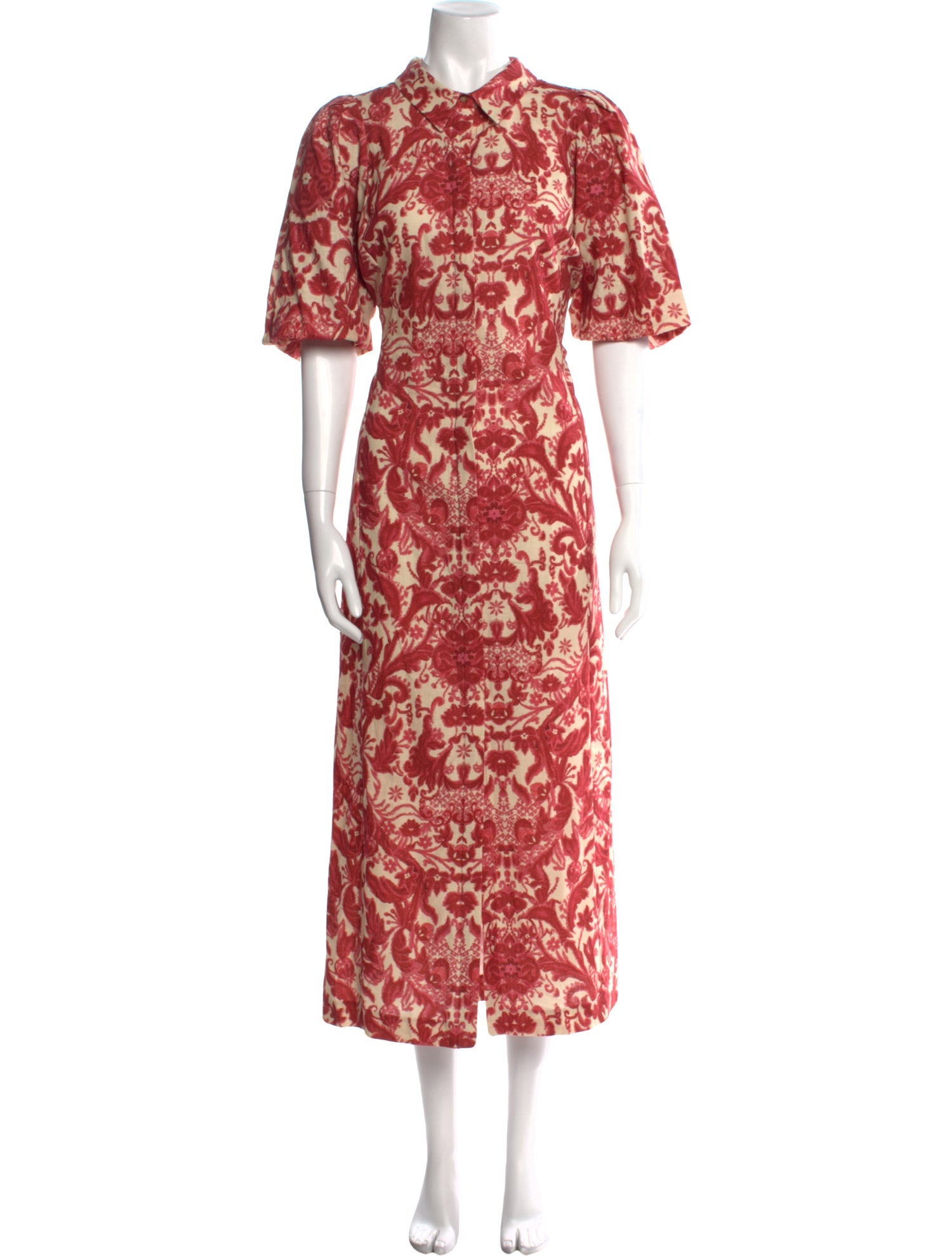 Sézane Printed Long Dress