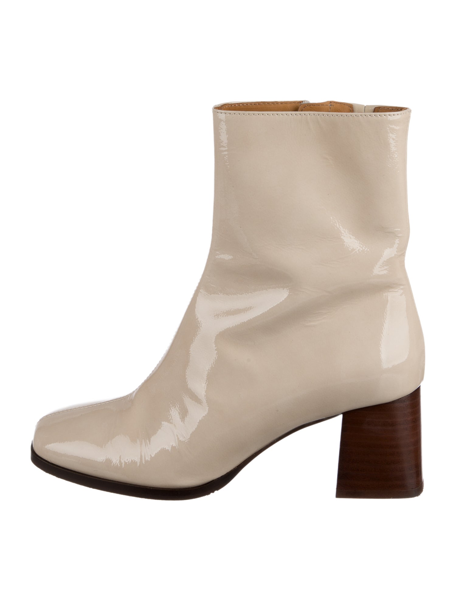 Sézane Patent Leather Boots