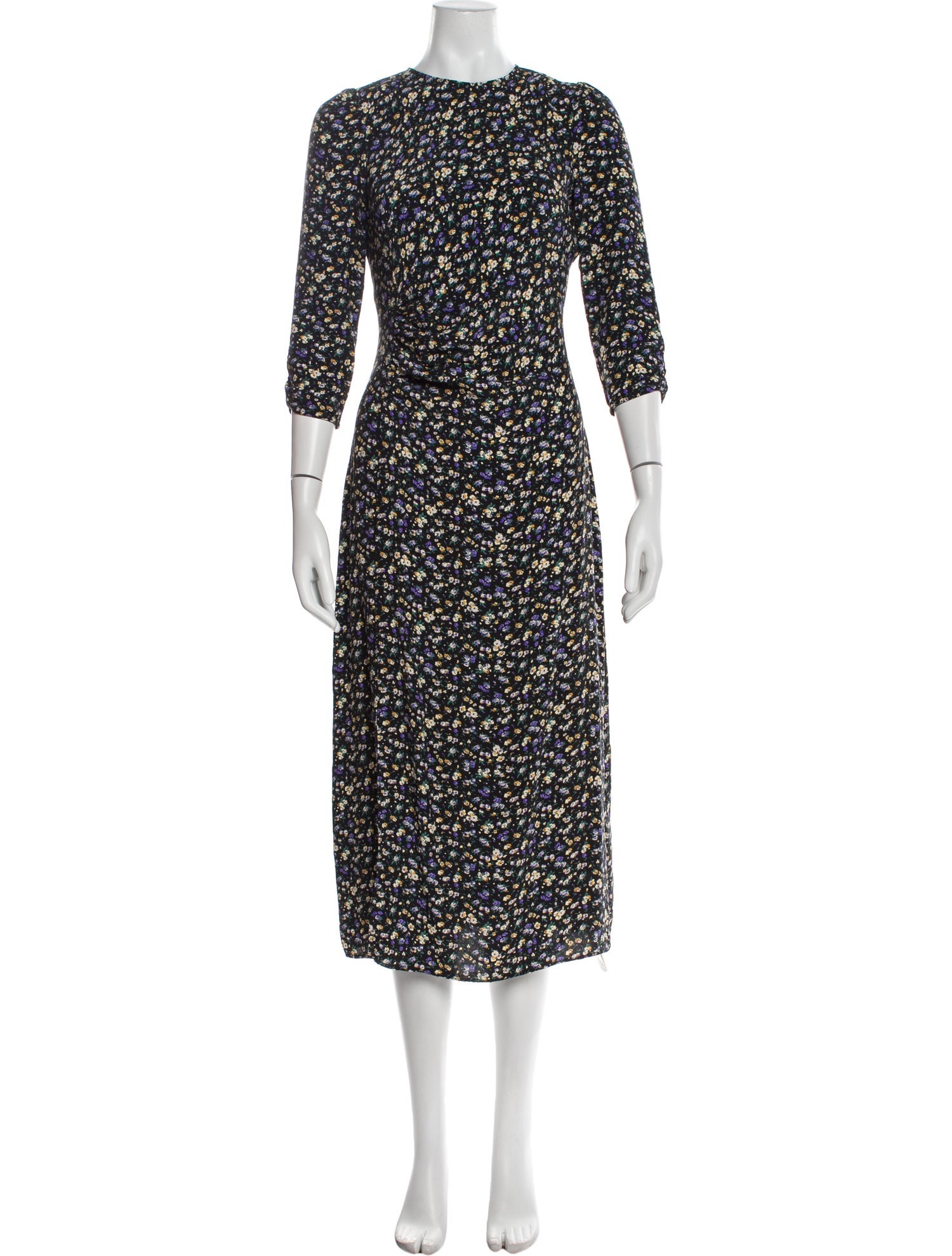 Sézane Floral Print Long Dress