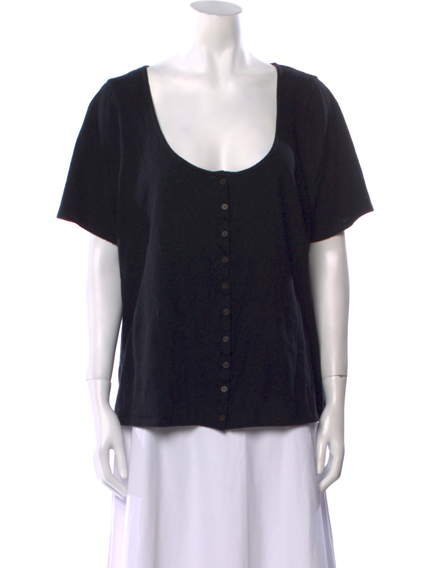 Sézane Scoop Neck Short Sleeve T-Shirt