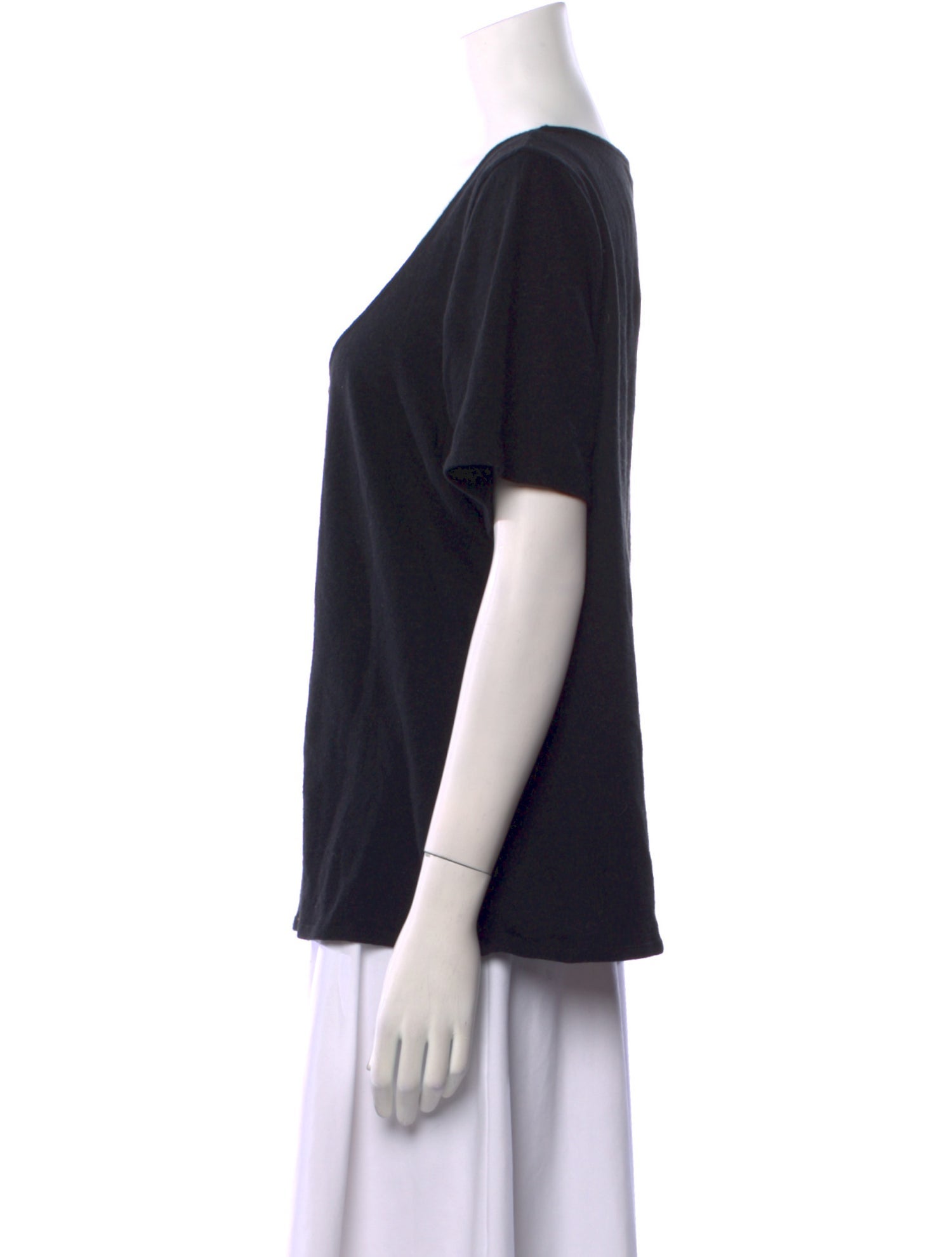 Sézane Scoop Neck Short Sleeve T-Shirt
