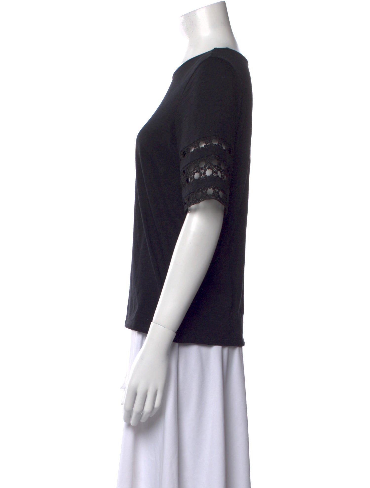 Sézane Crew Neck Short Sleeve T-Shirt