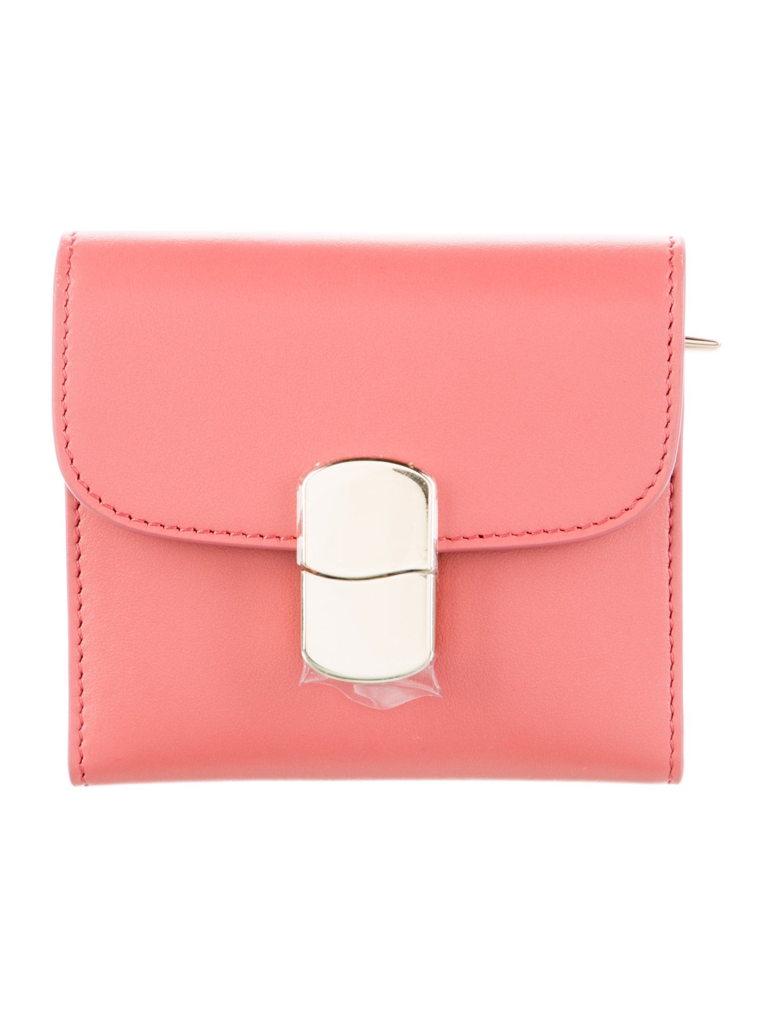 Sézane Leather Compact Wallet w/ Tags