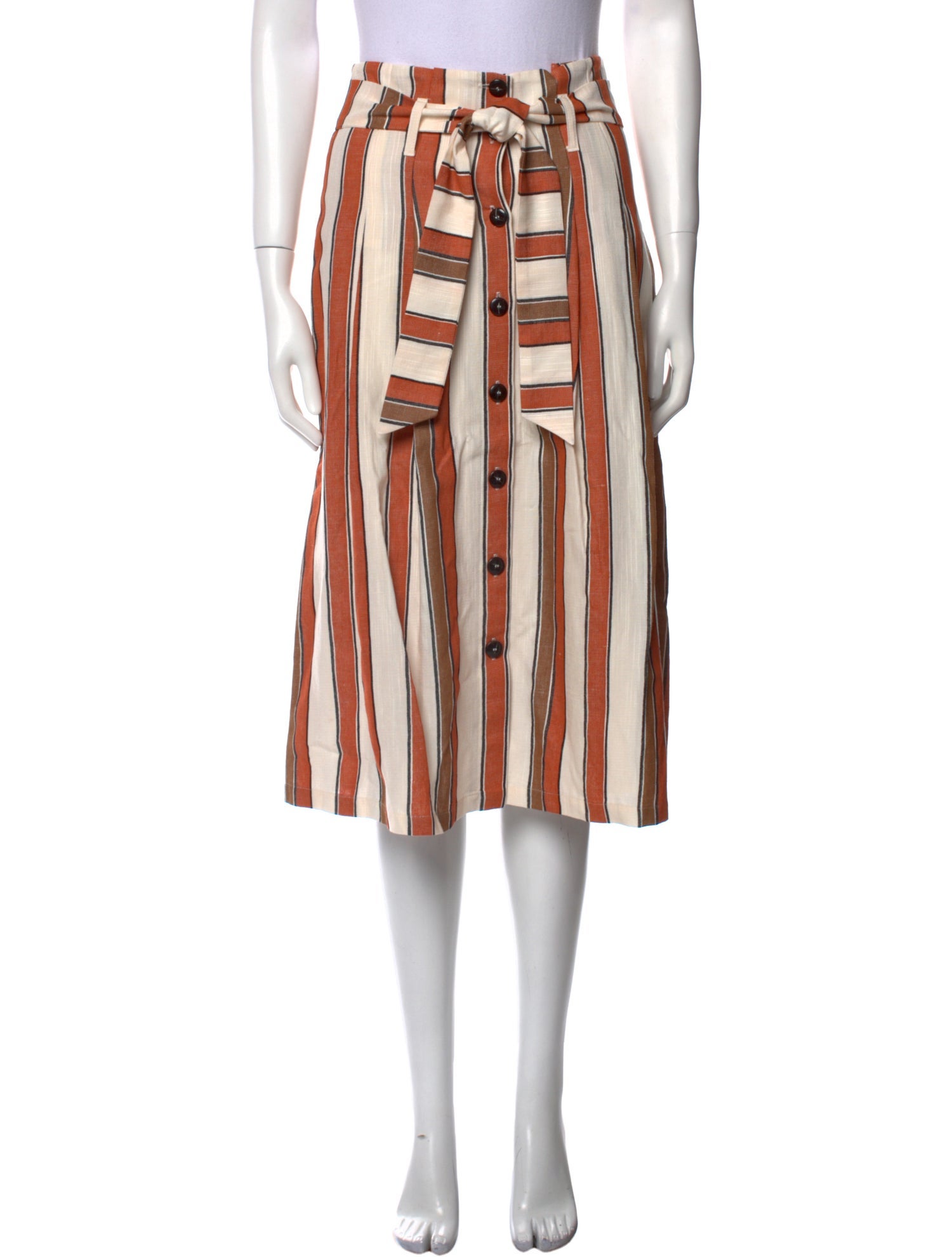 Sézane Striped Knee-Length Skirt w/ Tags