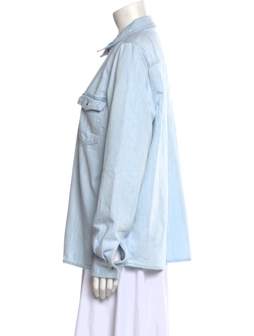 Sézane Long Sleeve Button-Up Top