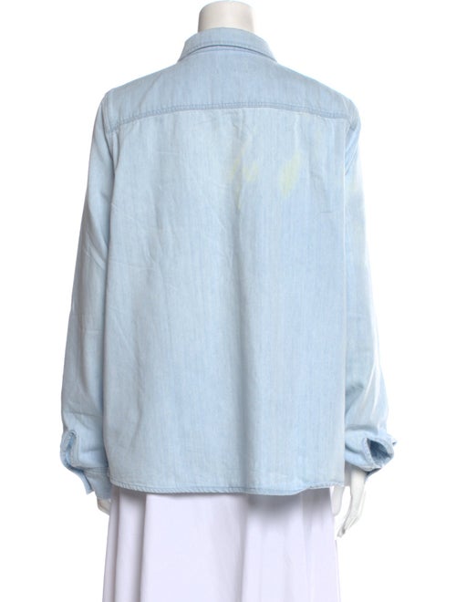 Sézane Long Sleeve Button-Up Top